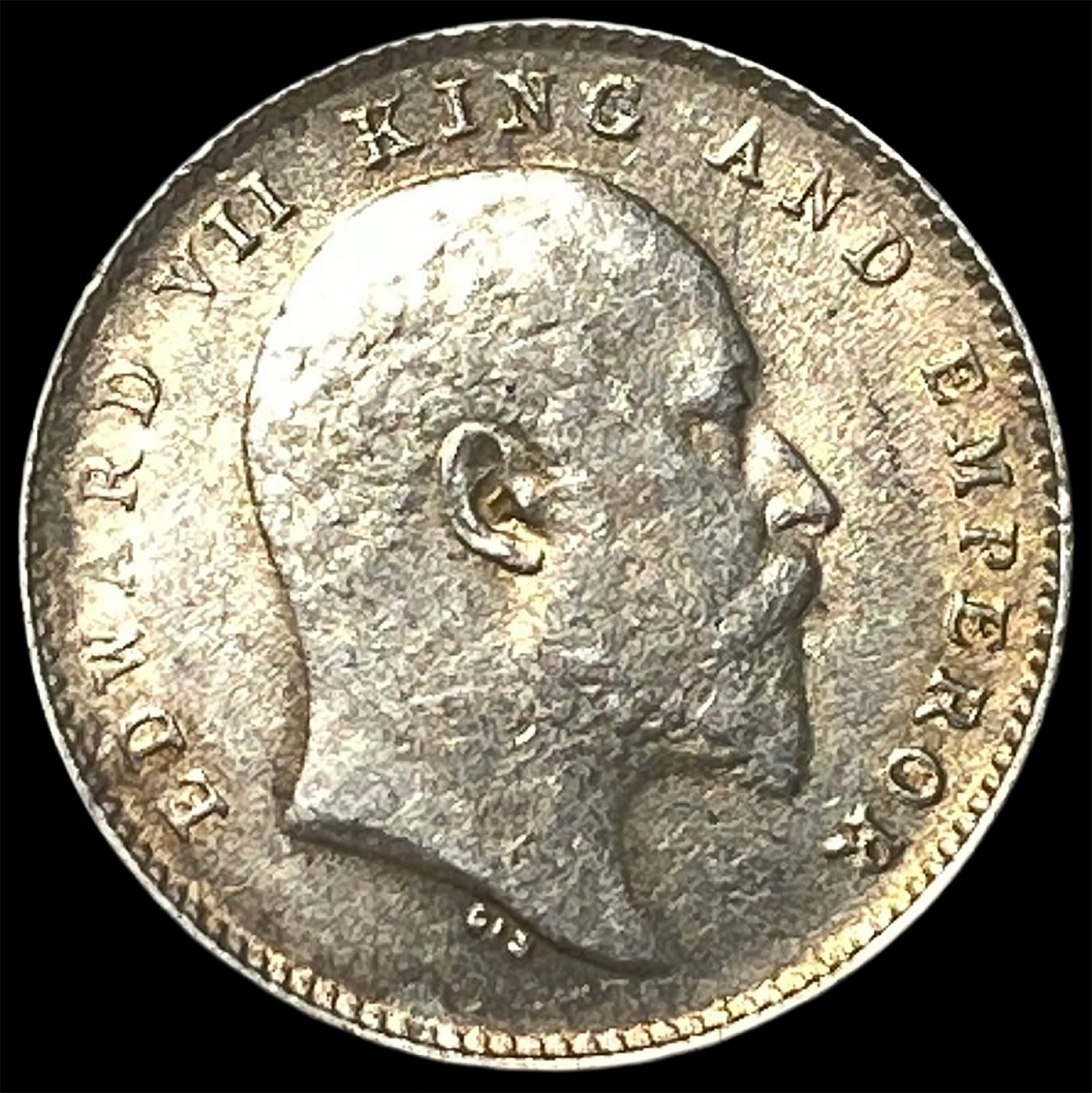 1906 British India Silver 2 Annas (1 of 2)