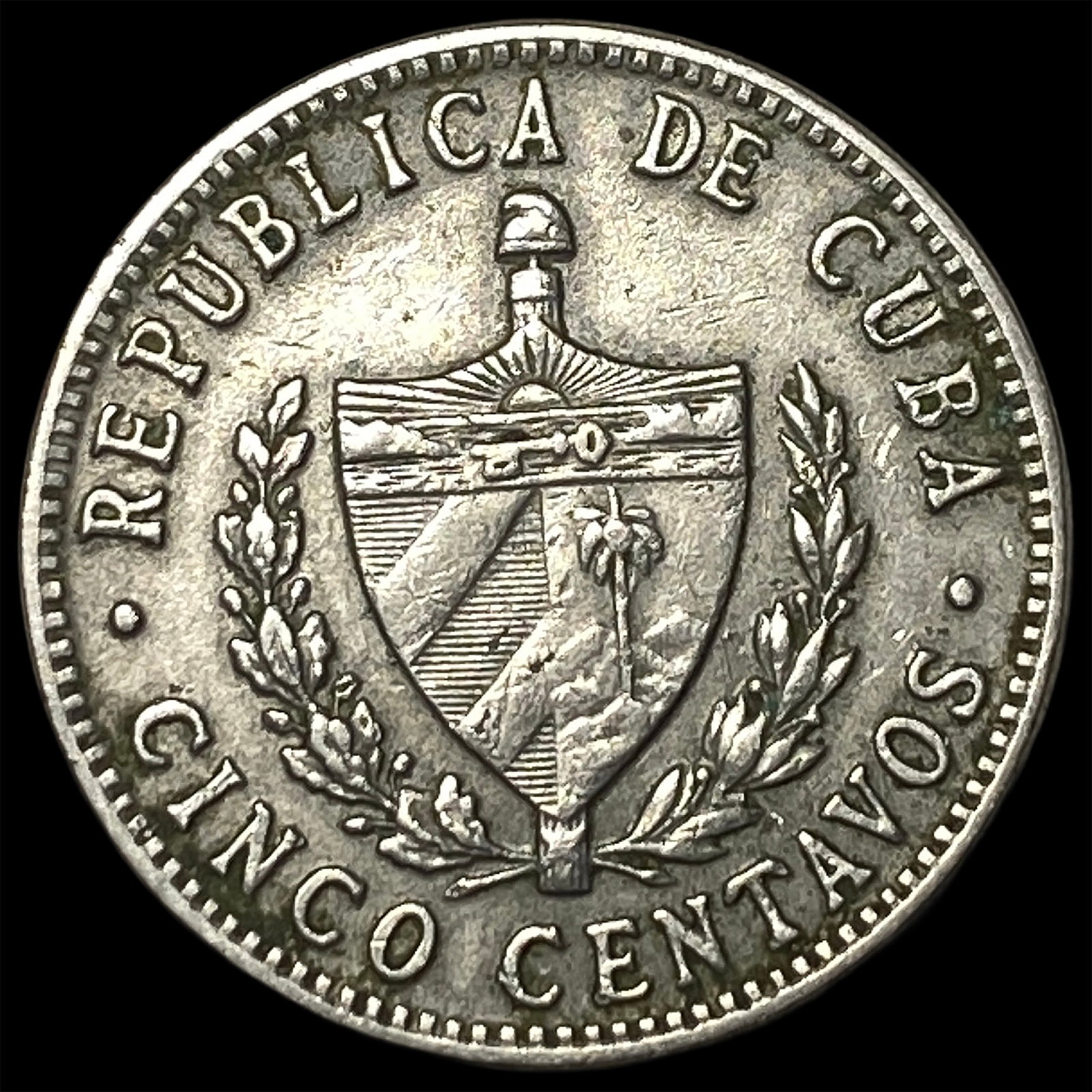 1961 Cuba Copper Nickel 5 Centavos (1 of 2)