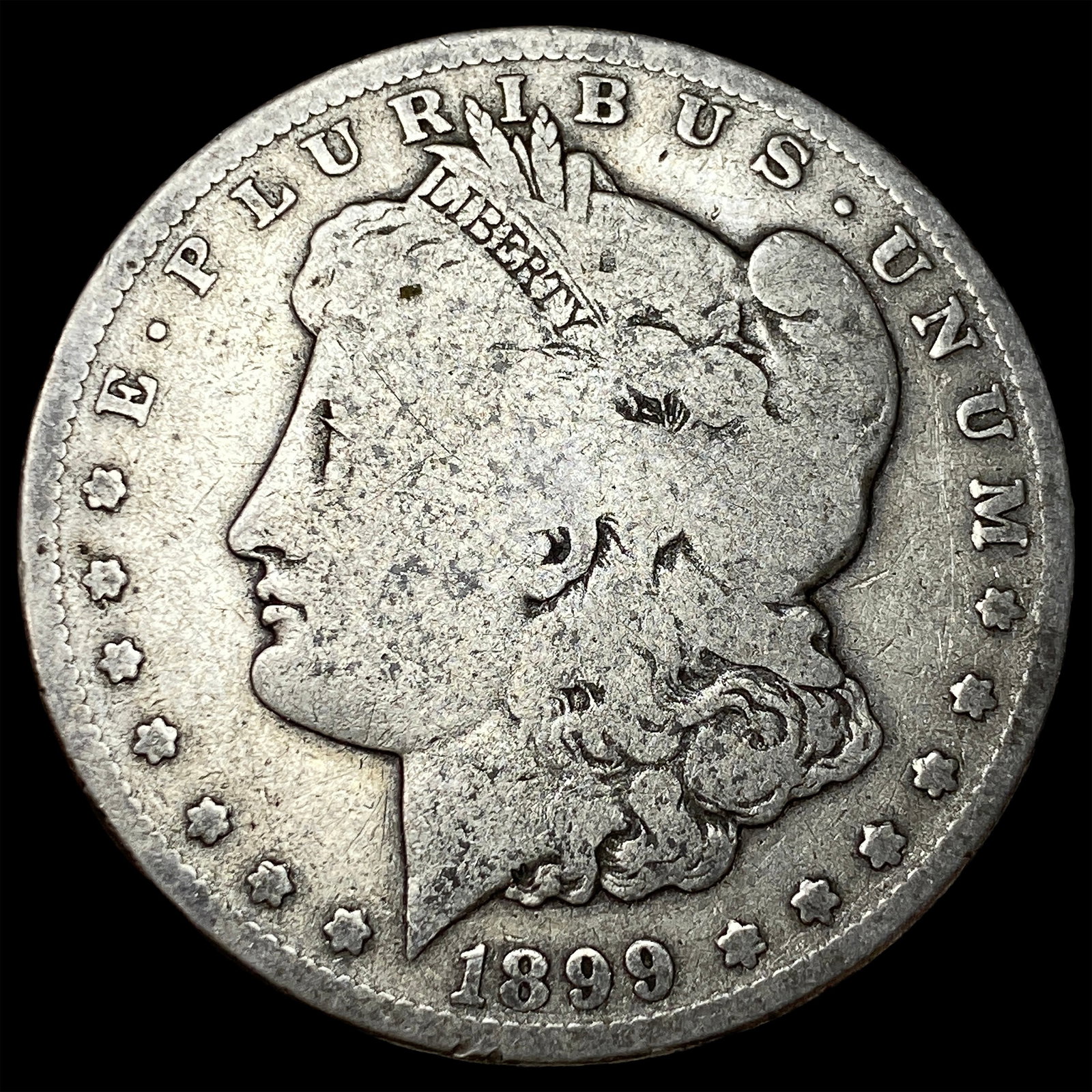 1899-S Morgan Silver Dollar NICELY CIRCULATED: 1899-S Morgan Silver Dollar NICELY CIRCULATED