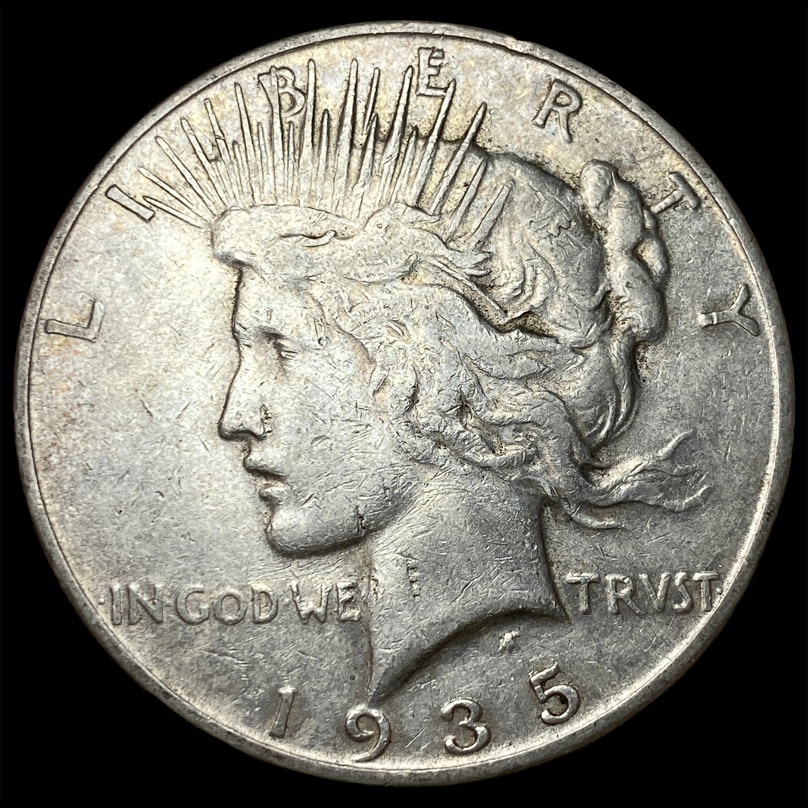 1935-S Silver Peace Dollar UNCIRCULATED (1 of 2)