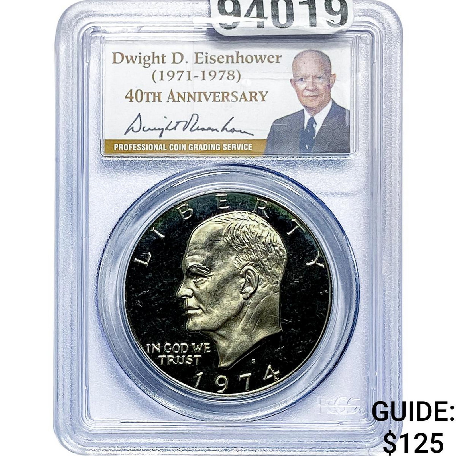 1974-S Eisenhower Dollar PCGS PR69 Silver DCAM (1 of 2)