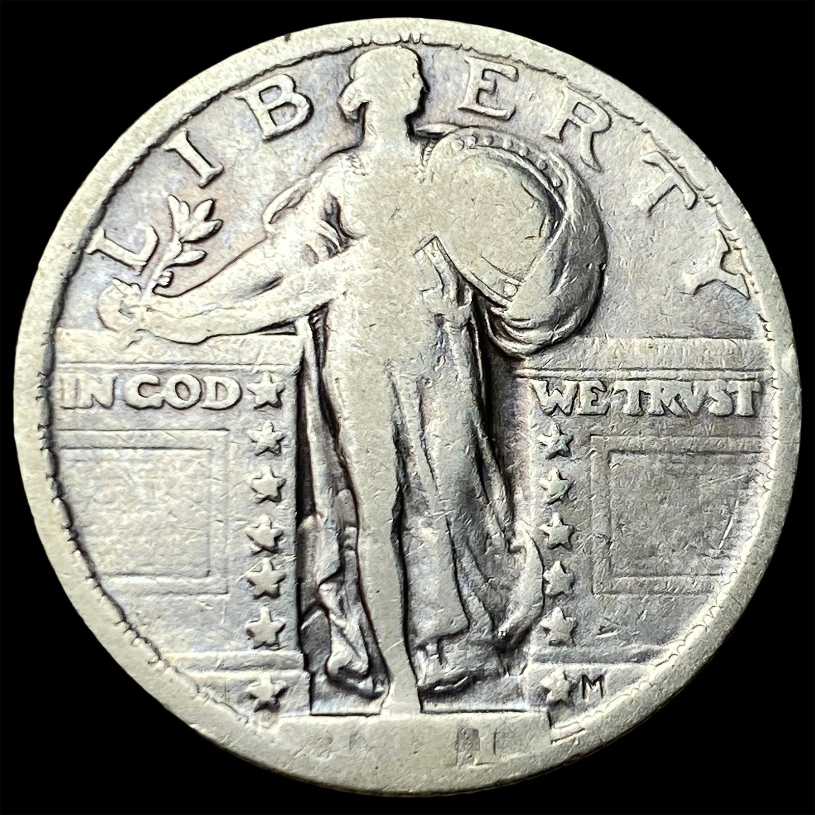 1925 Standing Liberty Quarter LIGHTLY CIRCULATED: 1925 Standing Liberty Quarter LIGHTLY CIRCULATED
