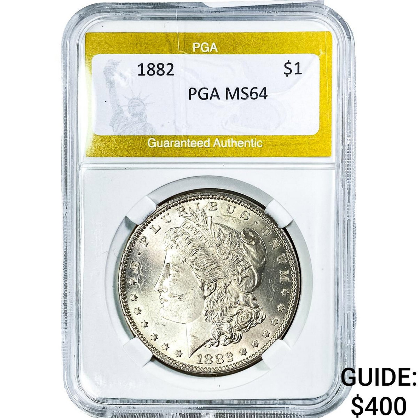 1882 Morgan Silver Dollar PGA MS64 (1 of 2)