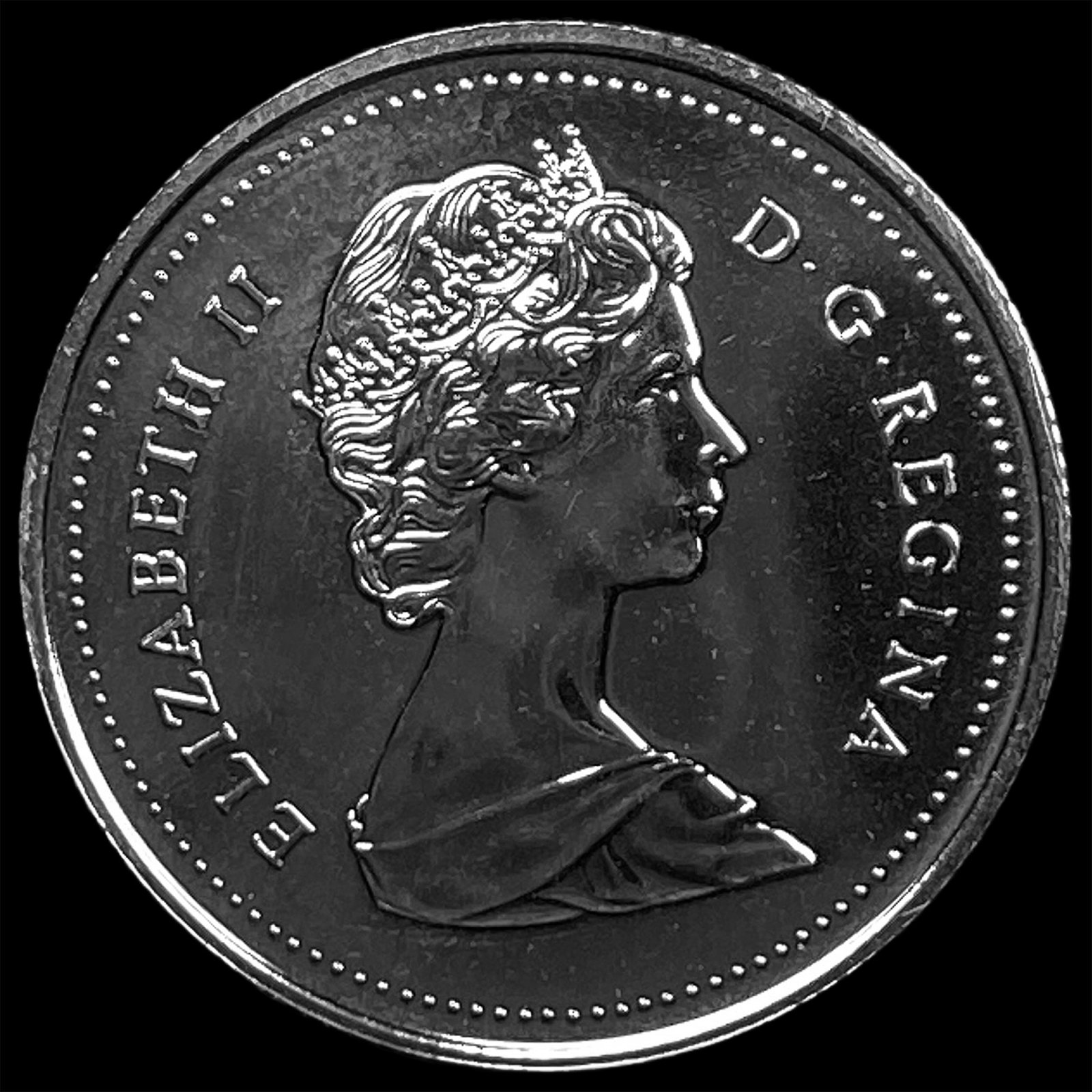1988 Canada Nickel 25 Cents (1 of 2)