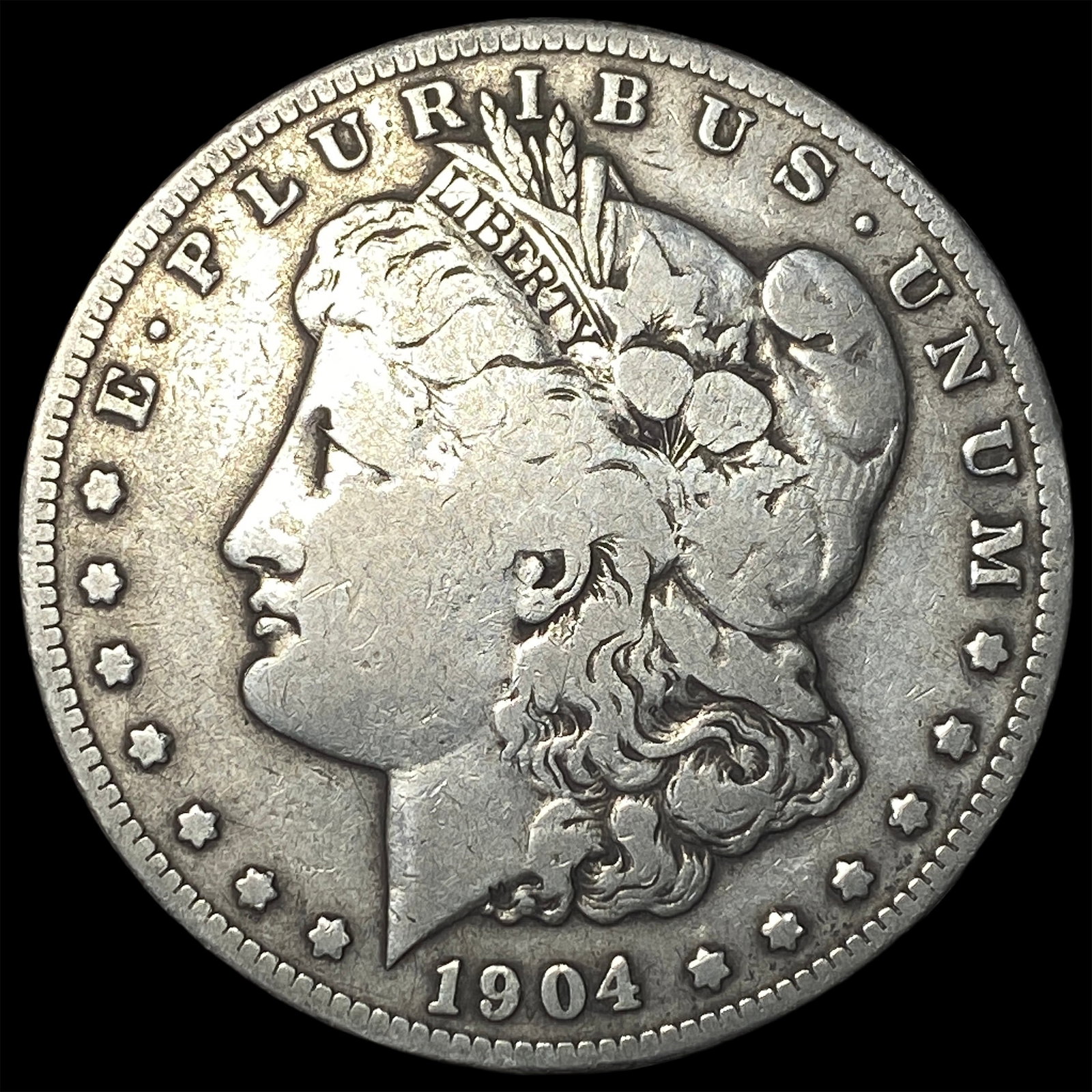 1904-S Silver Morgan Dollar NICELY CIRCULATED: 1904-S Silver Morgan Dollar NICELY CIRCULATED