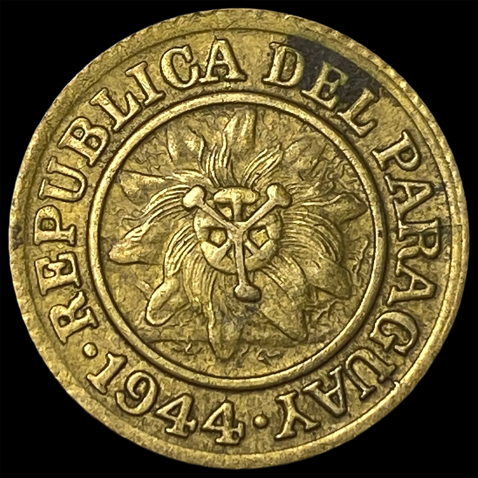 1944 Paraguay 5 Centimos (1 of 2)