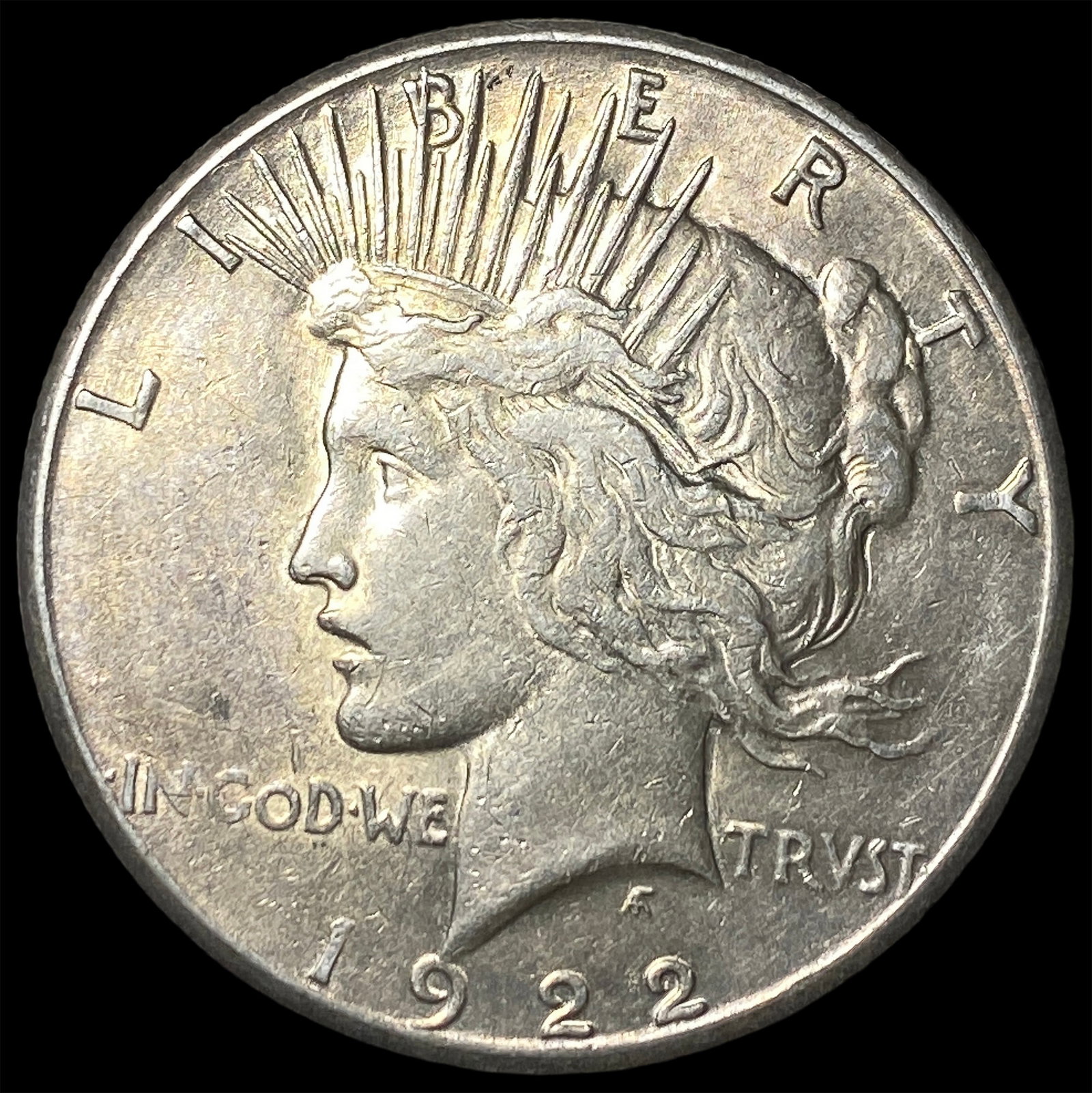 1922-S Silver Peace Dollar CLOSELY UNCIRCULATED: 1922-S Silver Peace Dollar CLOSELY UNCIRCULATED
