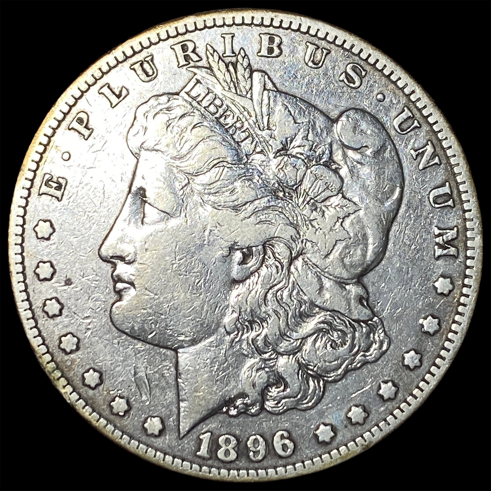 1896-S Silver Morgan Dollar LIGHTLY CIRCULATED: 1896-S Silver Morgan Dollar LIGHTLY CIRCULATED