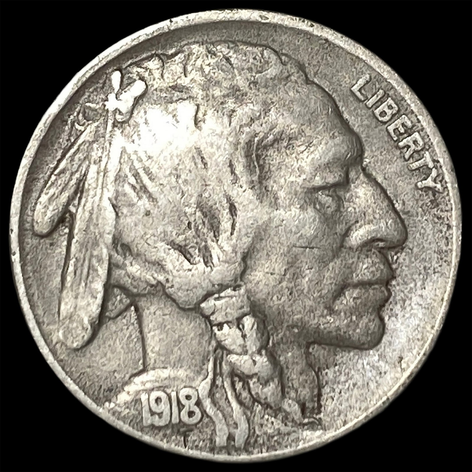 1918-S Buffalo Nickel HIGH GRADE (1 of 2)