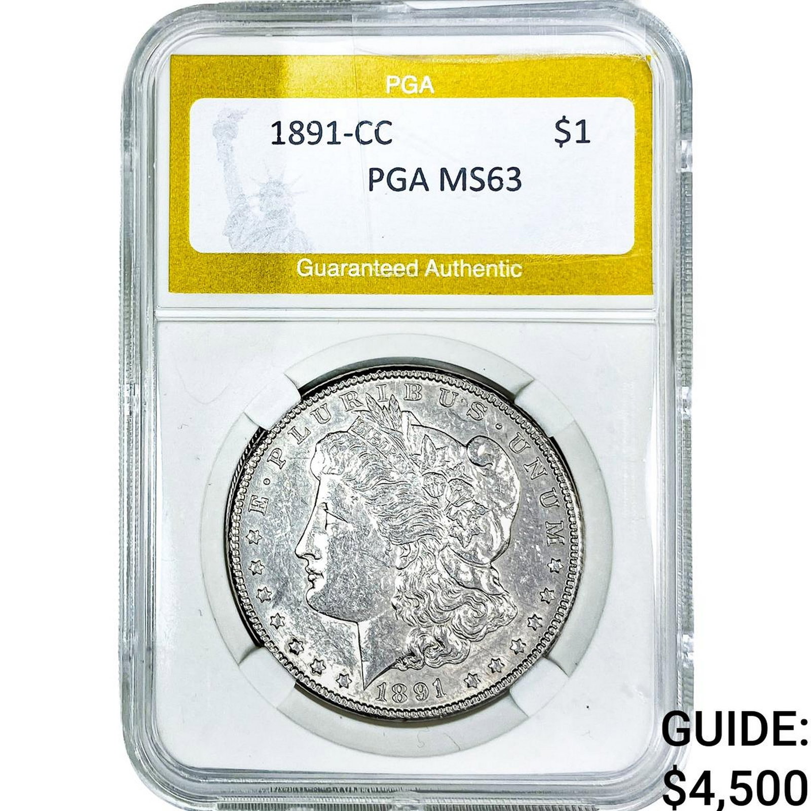 1891-CC Morgan Silver Dollar PGA MS64 (1 of 2)