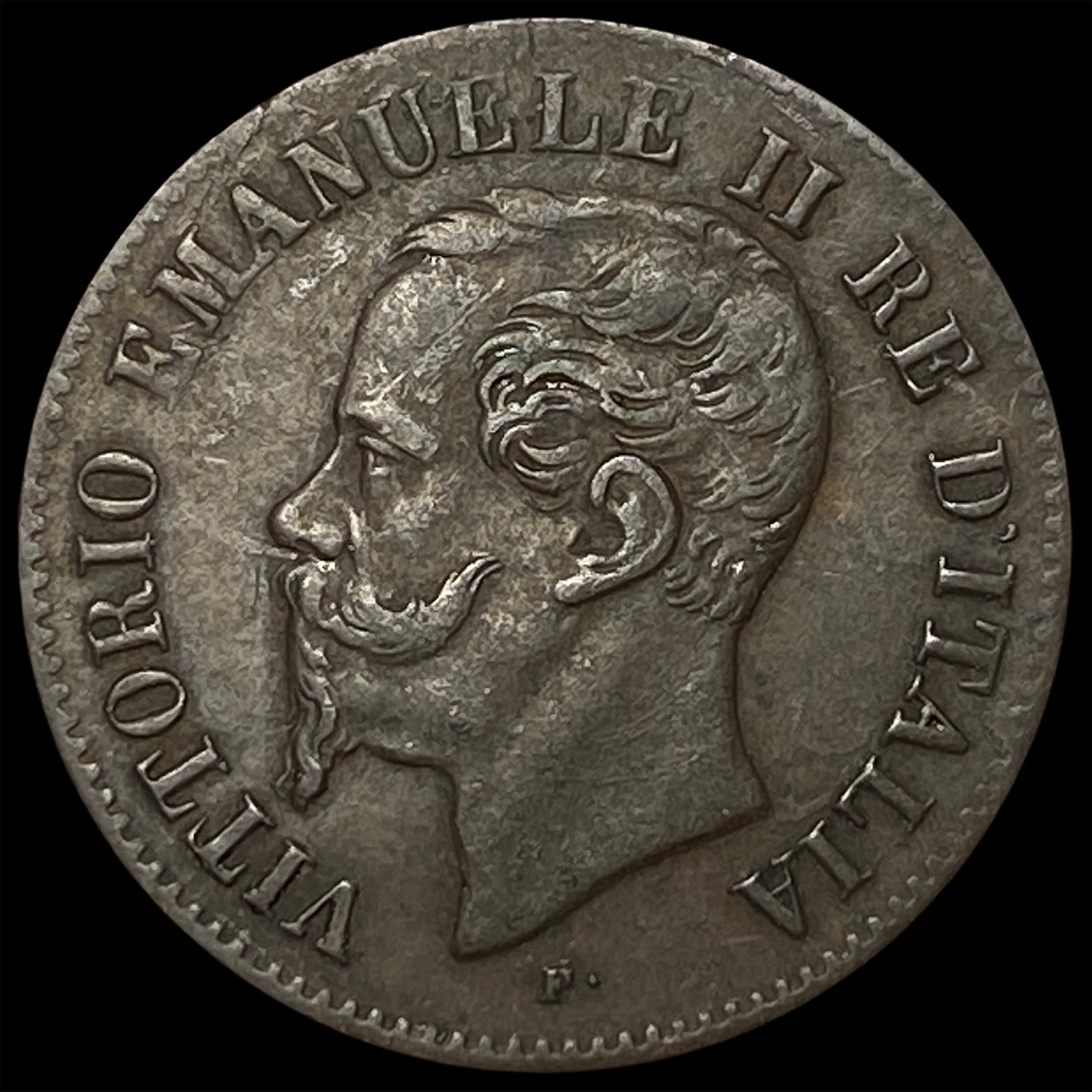 1862 Italy Copper 2 Centesimi (1 of 2)