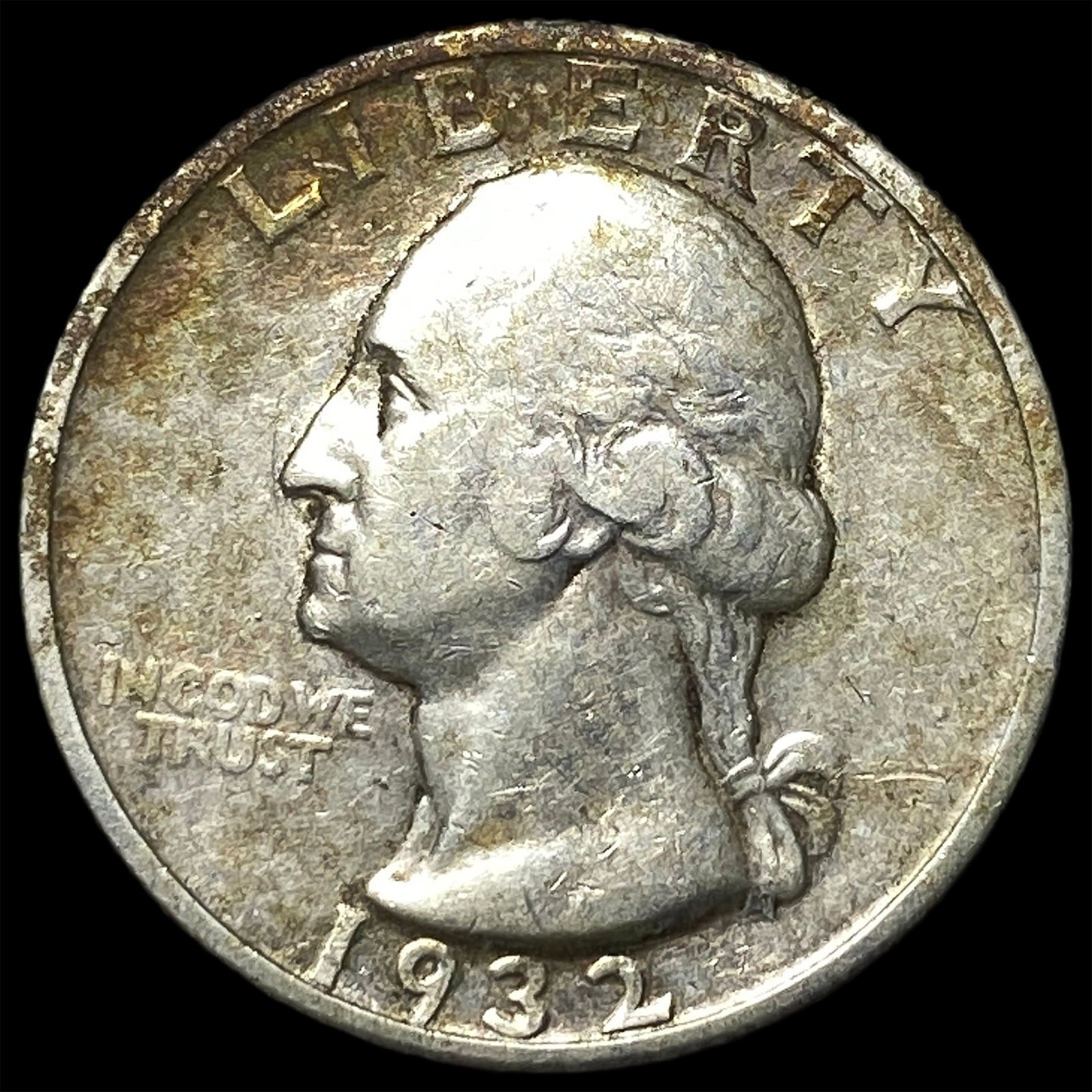 1932-S Silver Washington Quarter NEARLY UNCIRCULATED: 1932-S Silver Washington Quarter NEARLY UNCIRCULATED