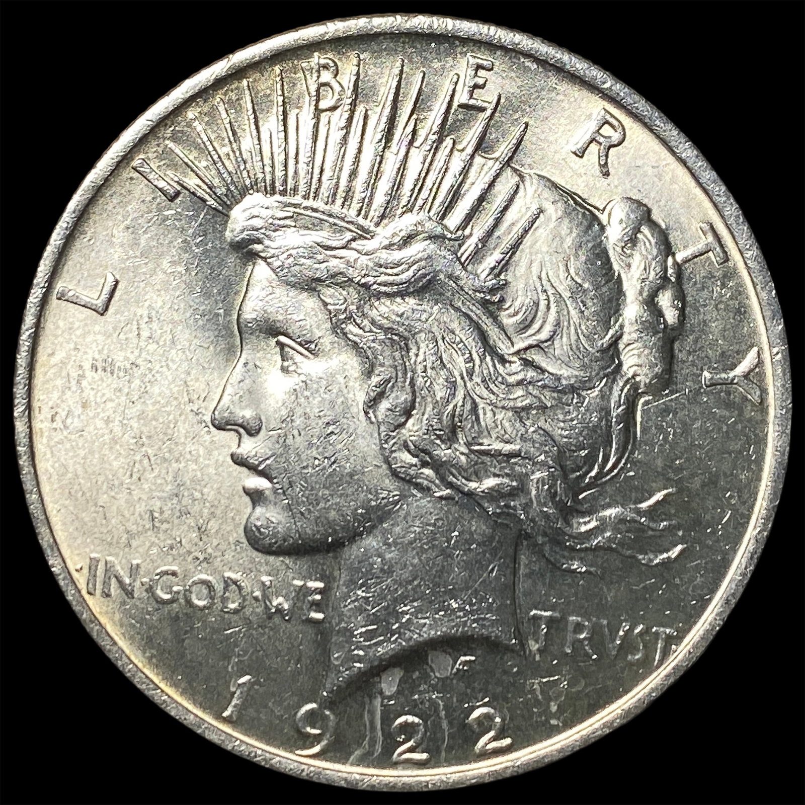 1922 Silver Peace Dollar UNCIRCULATED: 1922 Silver Peace Dollar UNCIRCULATED