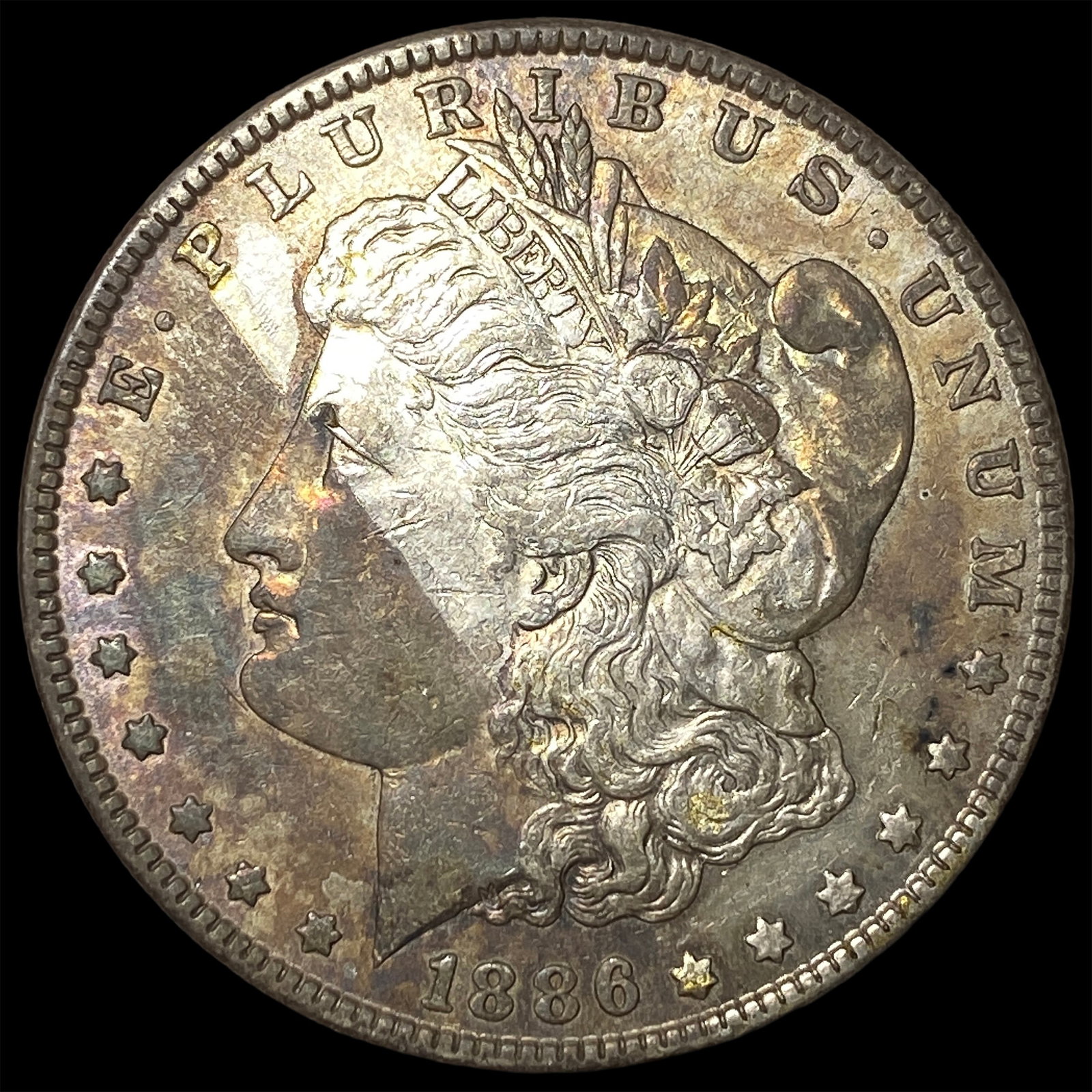 1886 Morgan Silver Dollar CLOSELY UNCIRCULATED: 1886 Morgan Silver Dollar CLOSELY UNCIRCULATED