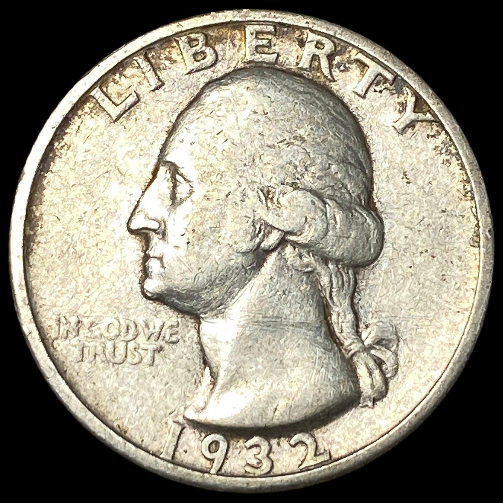 1932-S Silver Washington Quarter NICELY CIRCULATED (1 of 2)