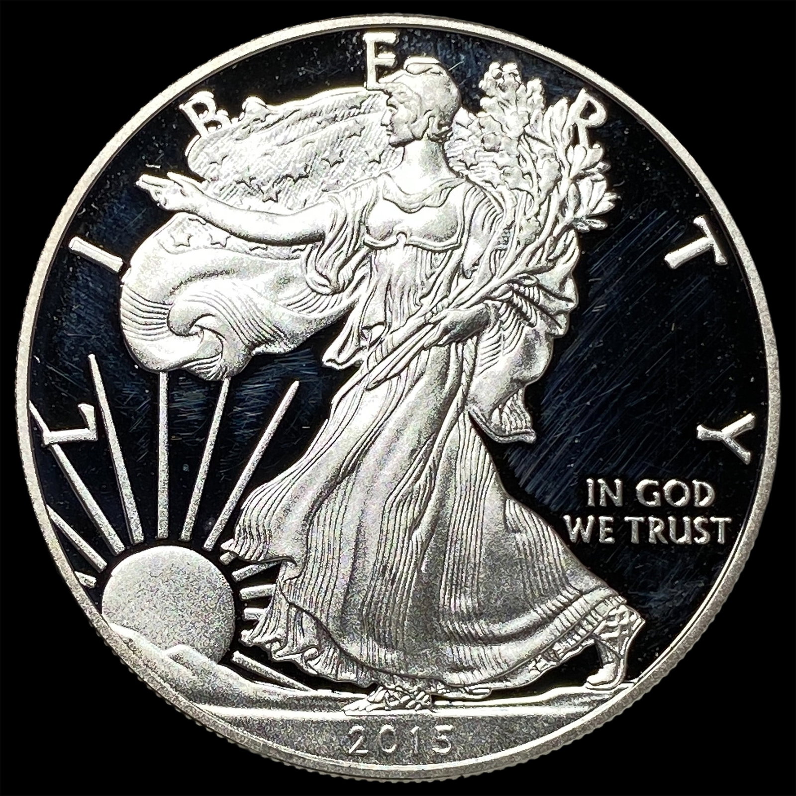 2015-W 1oz Silver American Eagle Proof $1 GEM PROOF: 2015-W 1oz Silver American Eagle Proof $1 GEM PROOF