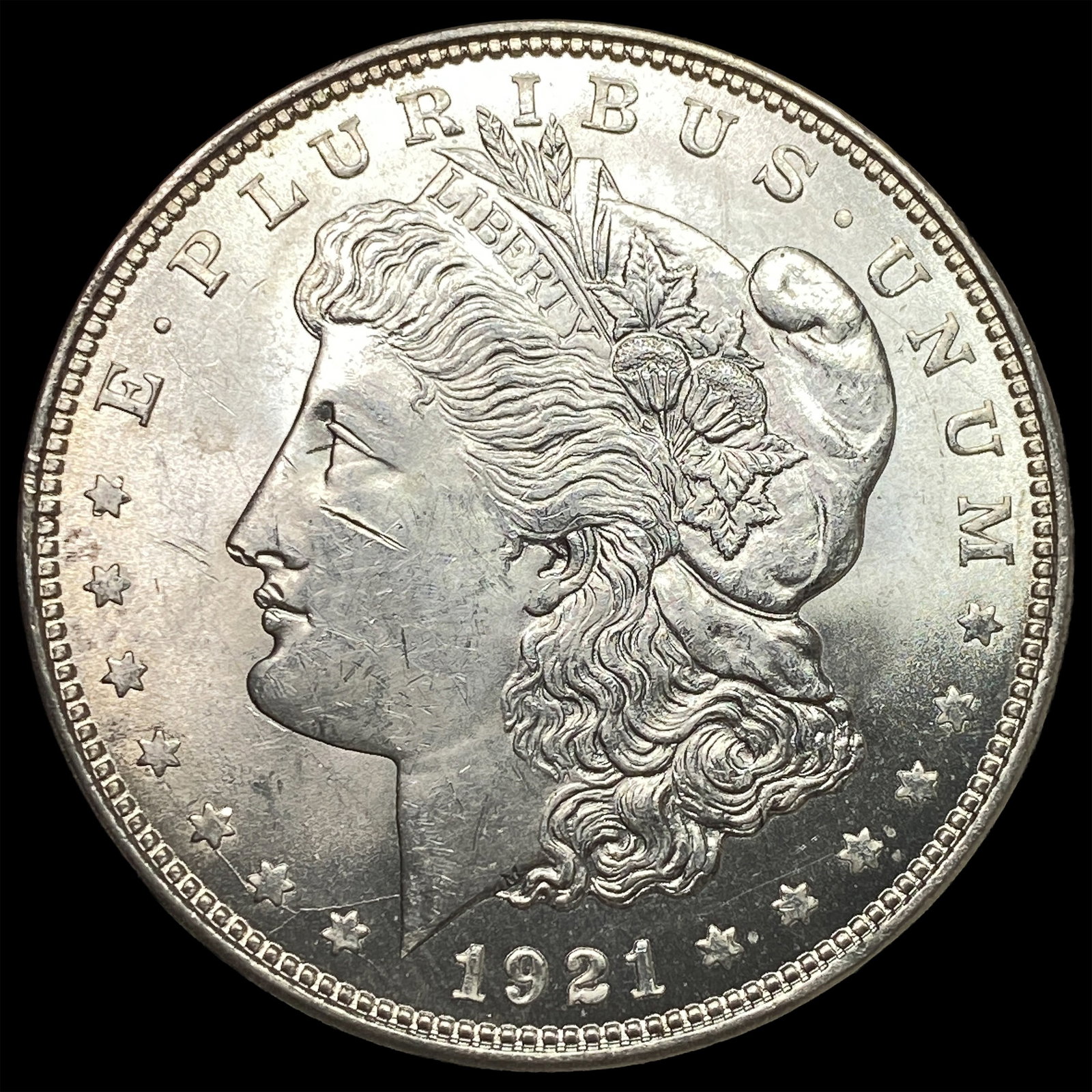 1921 Silver Morgan Dollar CHOICE BU: 1921 Silver Morgan Dollar CHOICE BU
