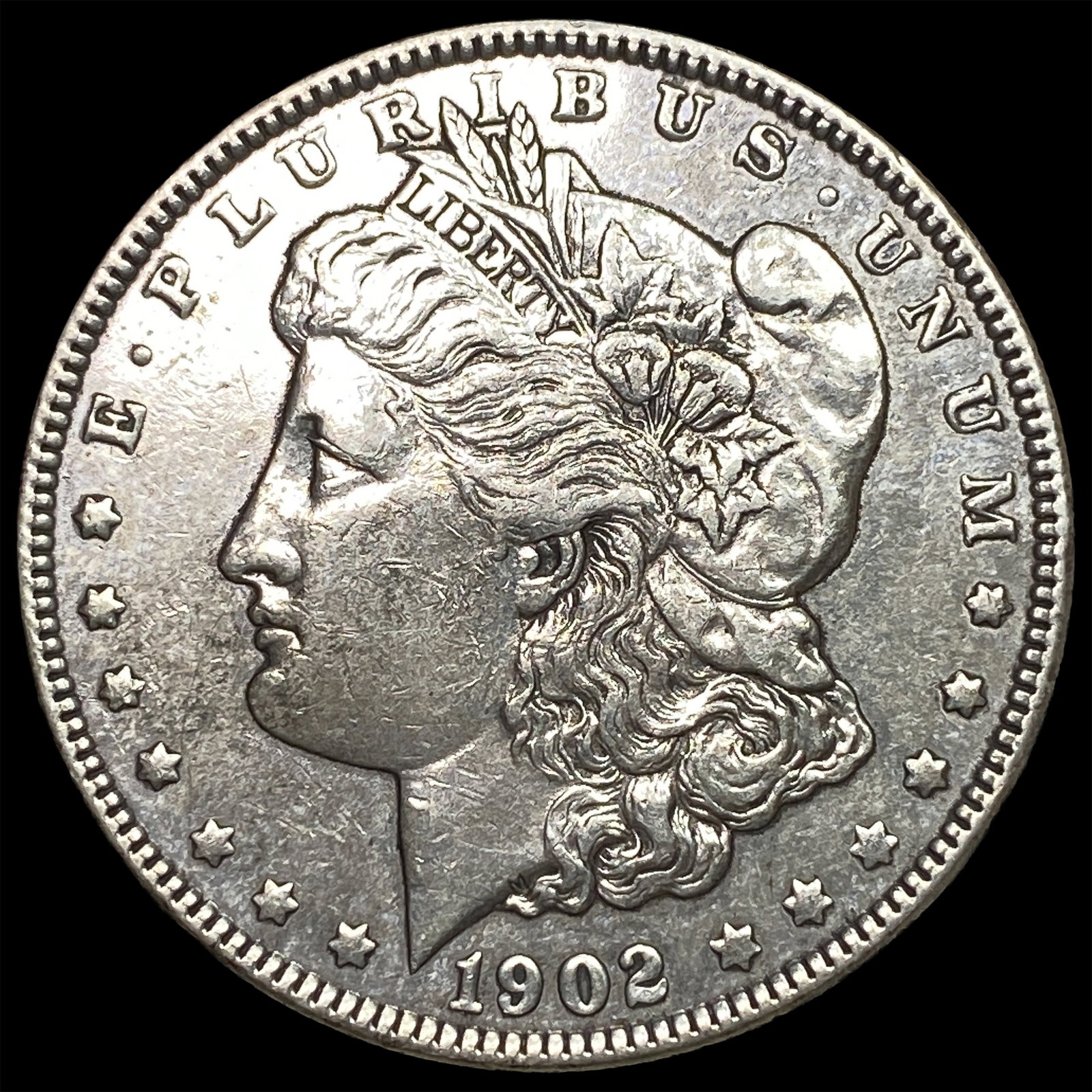 1902 Silver Morgan Dollar NEARLY UNCIRCULATED: 1902 Silver Morgan Dollar NEARLY UNCIRCULATED