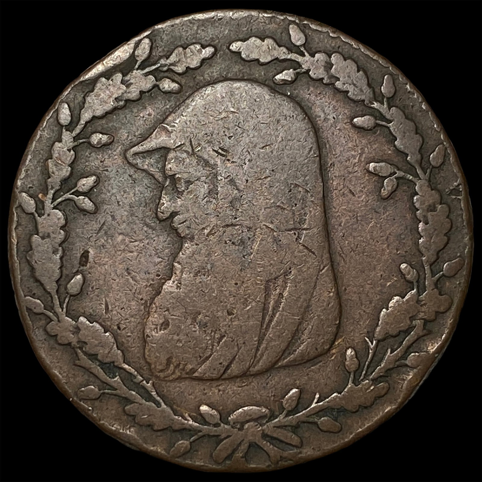1788 G.B. Anglesey Mining Copper 1/2 Penny Token (1 of 2)