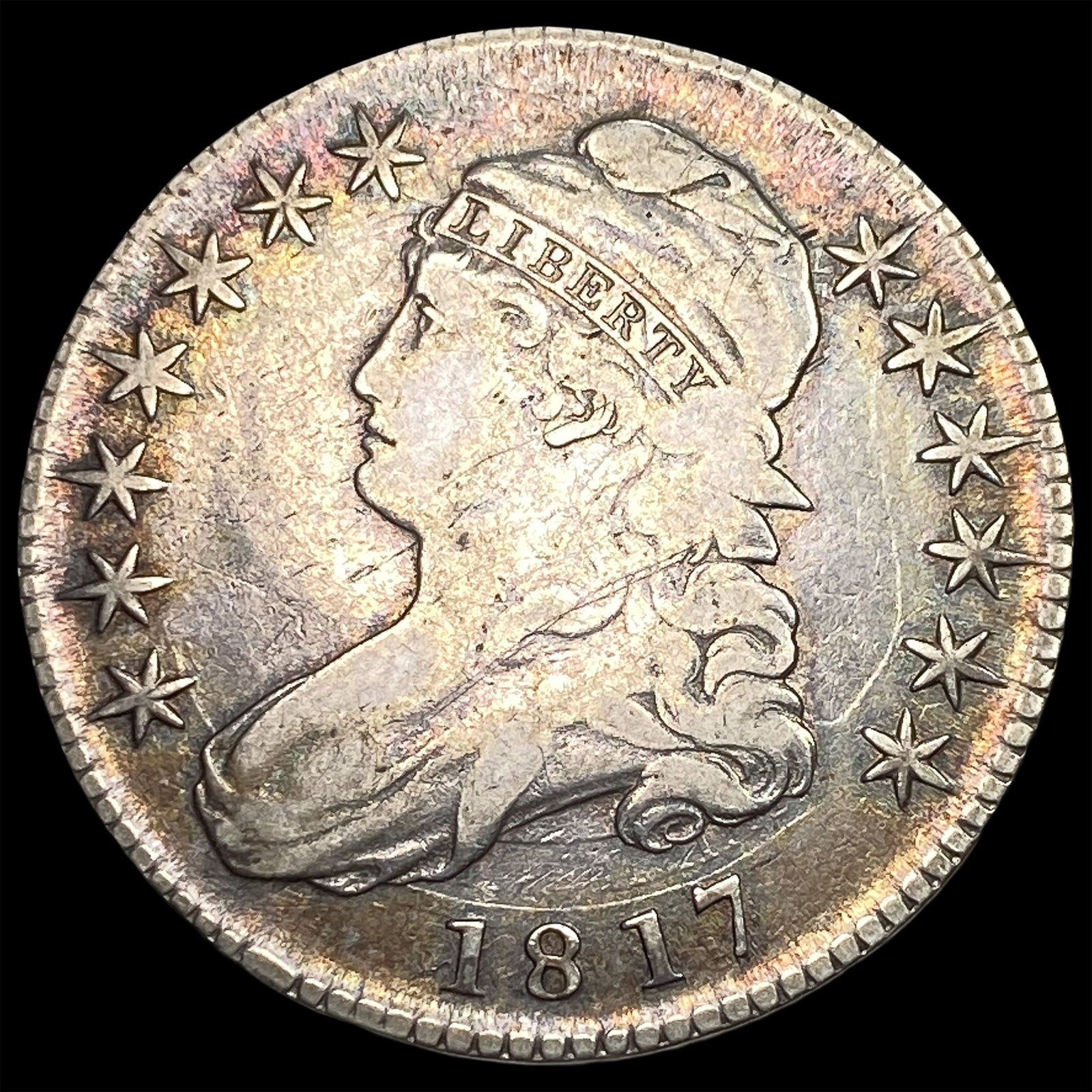 1817 Capped Bust Half Dollar LIGHTLY CIRCULATED (1 of 2)