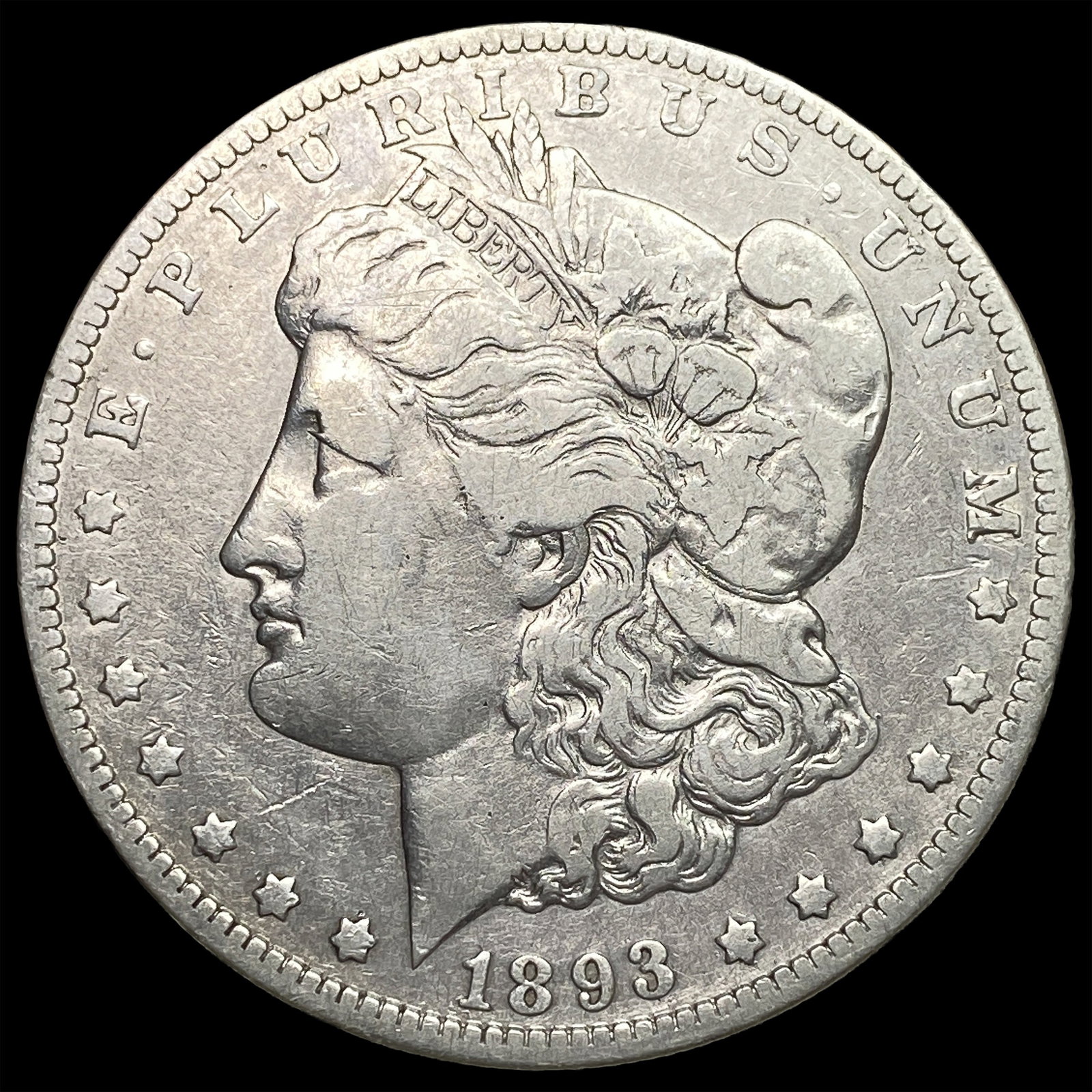 1893-O Silver Morgan Dollar LIGHTLY CIRCULATED: 1893-O Silver Morgan Dollar LIGHTLY CIRCULATED