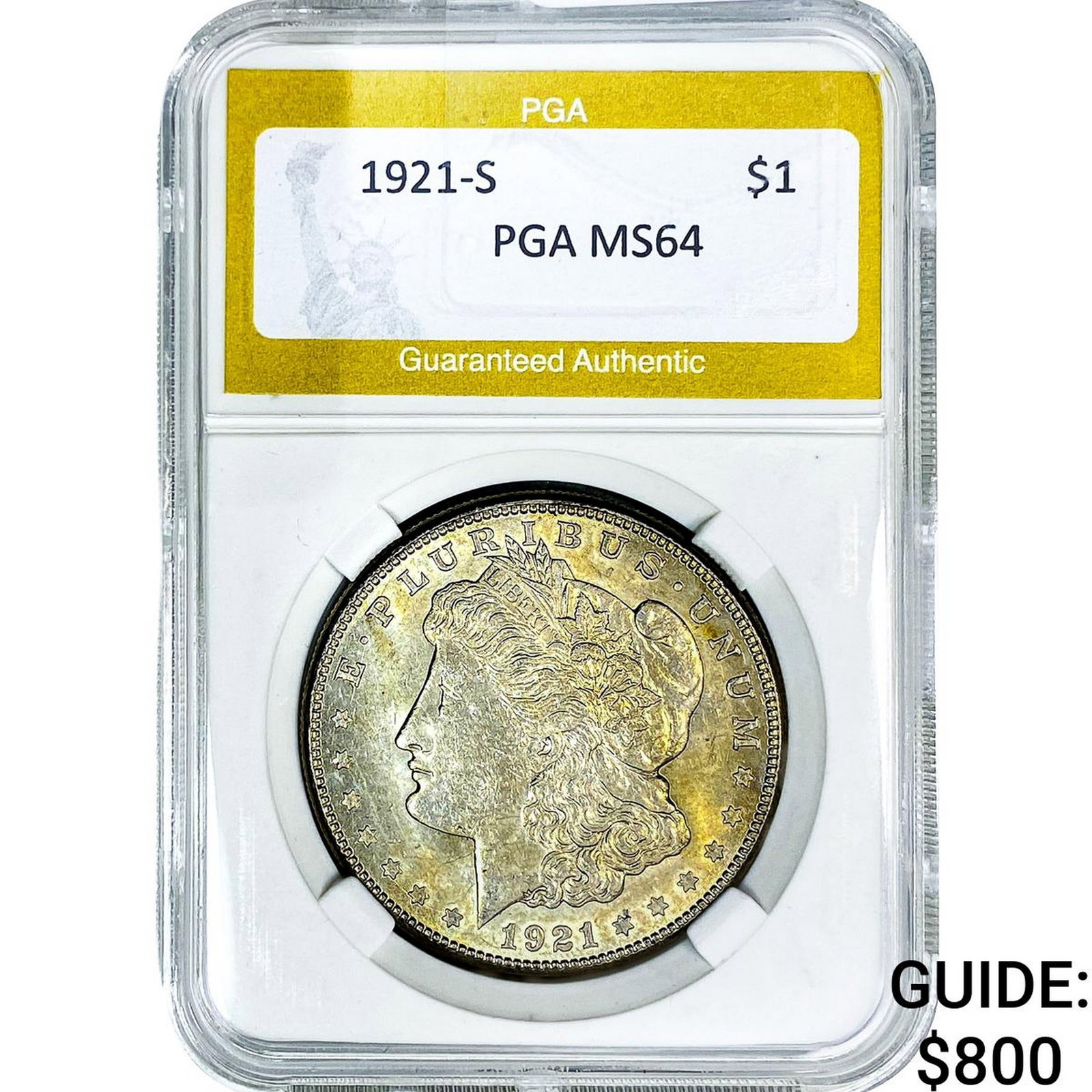 1921-S Morgan Silver Dollar PGA MS64 (1 of 2)
