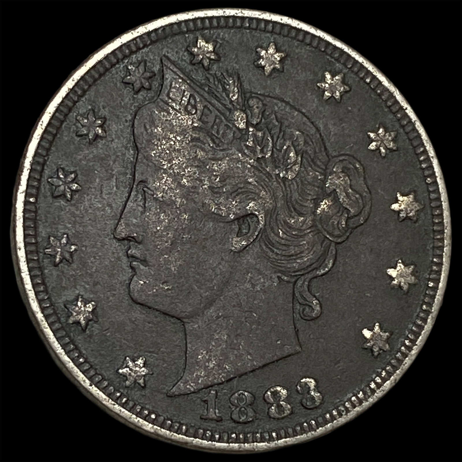 1883 Liberty Head Nickel LIGHTLY CIRCULATED: 1883 Liberty Head Nickel LIGHTLY CIRCULATED
