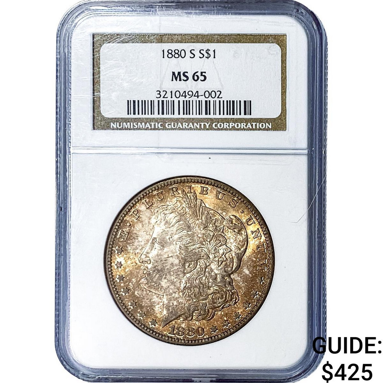 1880-S Morgan Silver Dollar NGC MS65 (1 of 2)