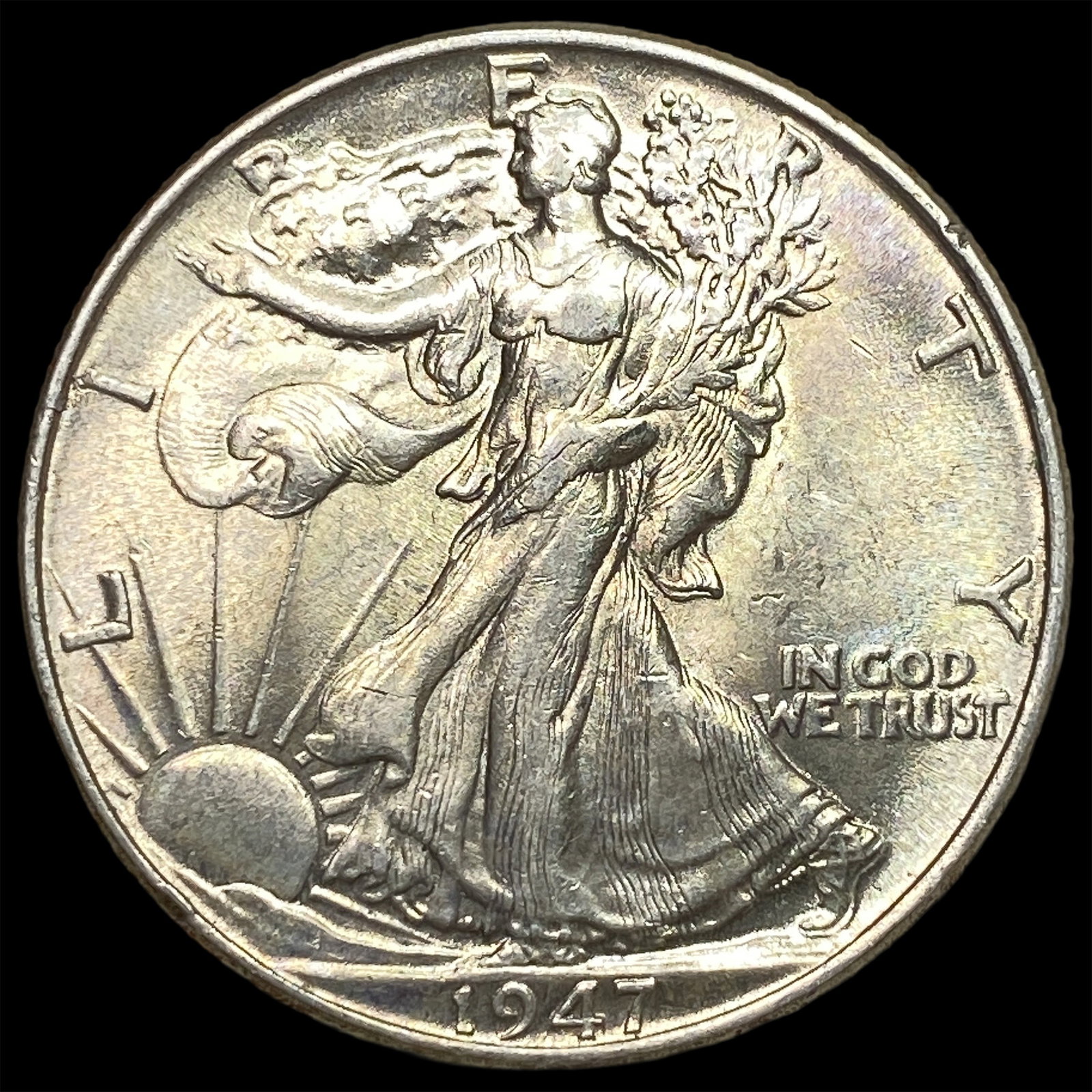 1947 Silver Walking Liberty Half Dollar UNCIRCULATED: 1947 Silver Walking Liberty Half Dollar UNCIRCULATED