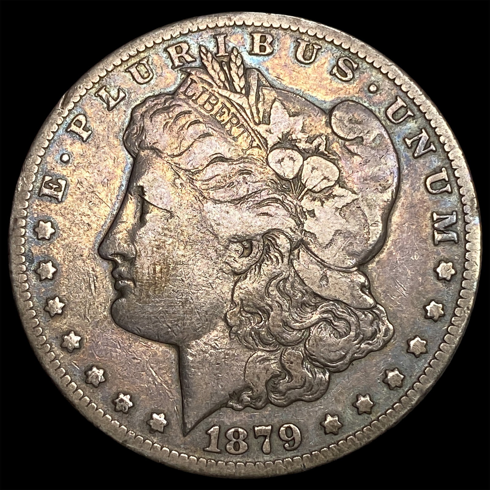 1879-CC Silver Morgan Dollar LIGHTLY CIRCULATED: 1879-CC Silver Morgan Dollar LIGHTLY CIRCULATED