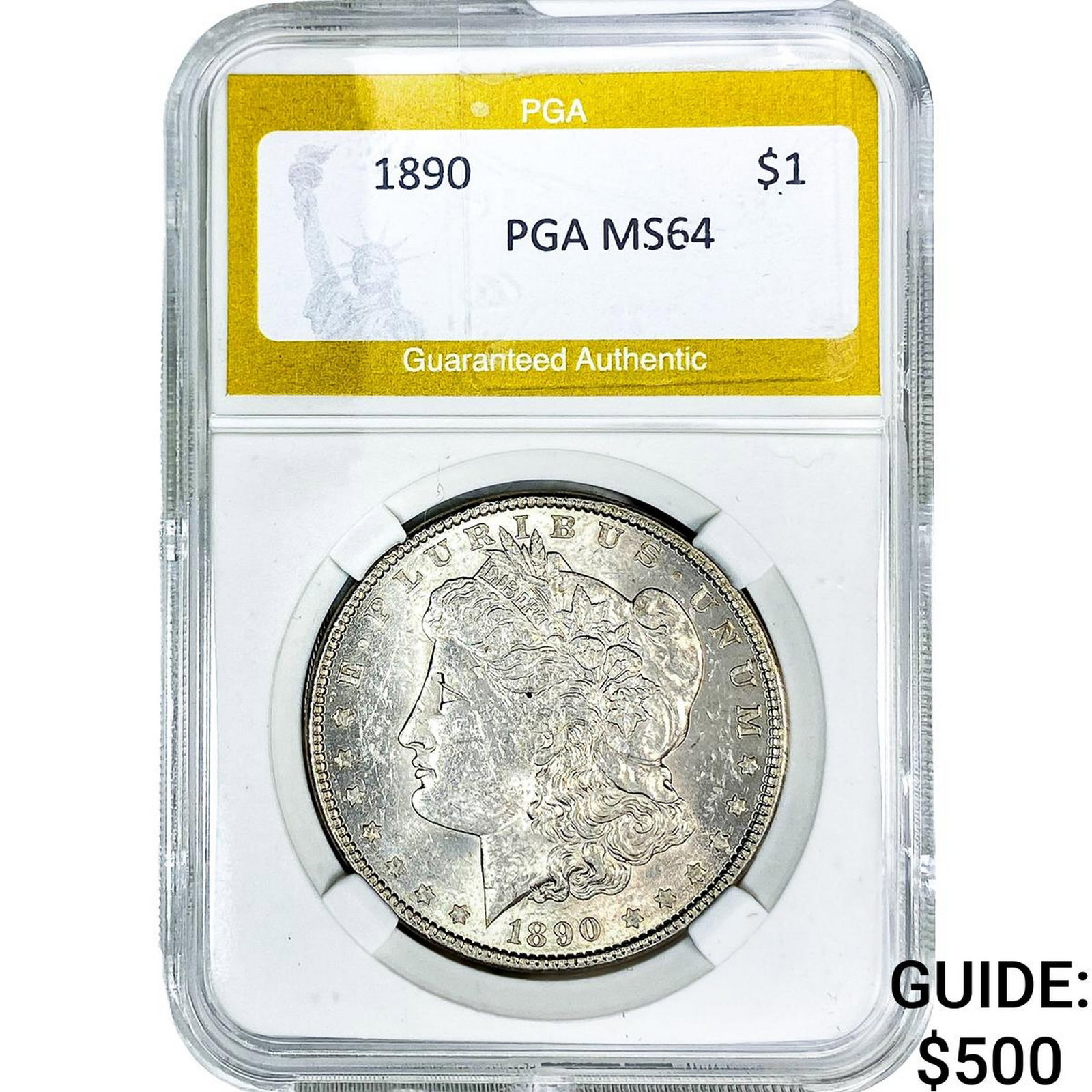 1890 Morgan Silver Dollar PGA MS64 (1 of 2)