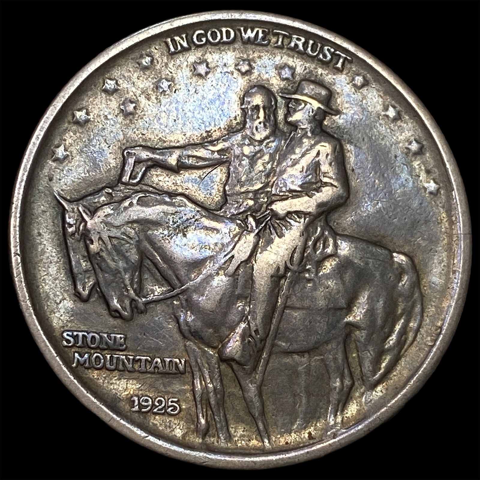 1925 Stone Mountain Silver Half Dollar NEARLY UNCIRCULATED (1 of 2)