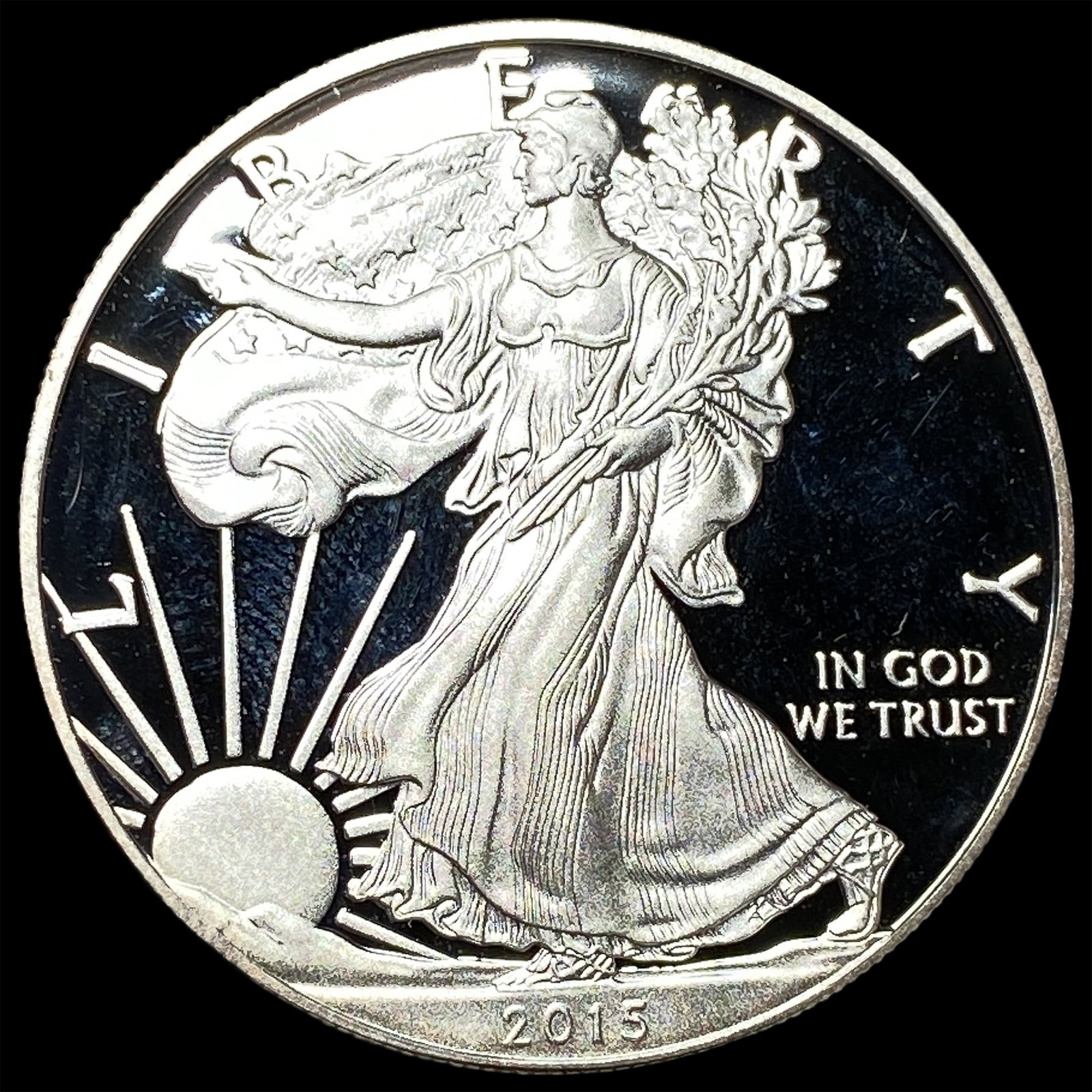 2015-W 1oz Silver American Eagle Proof $1 GEM PROOF (1 of 2)