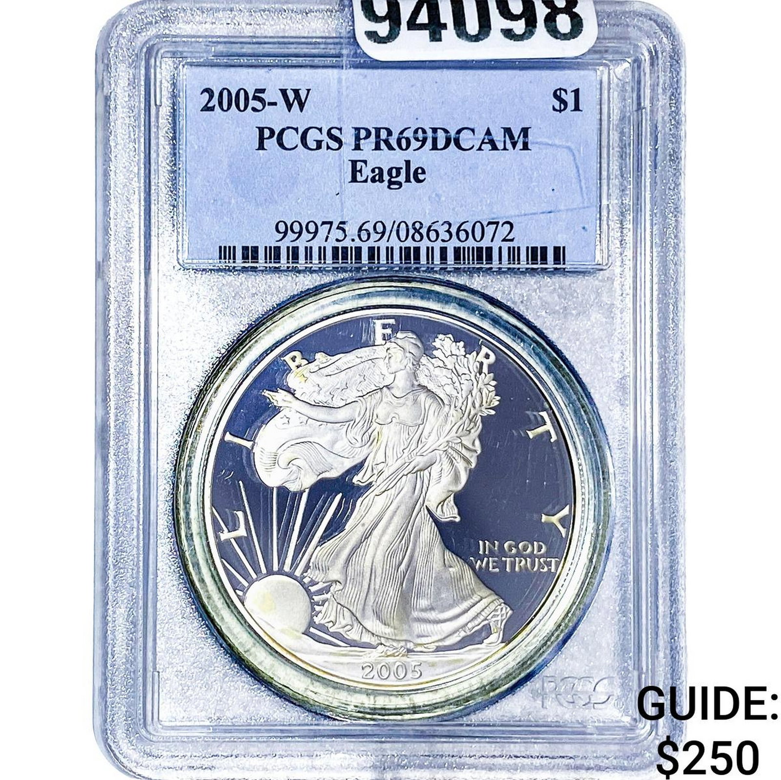 2005-W Silver Eagle PCGS PR69 DCAM (1 of 2)