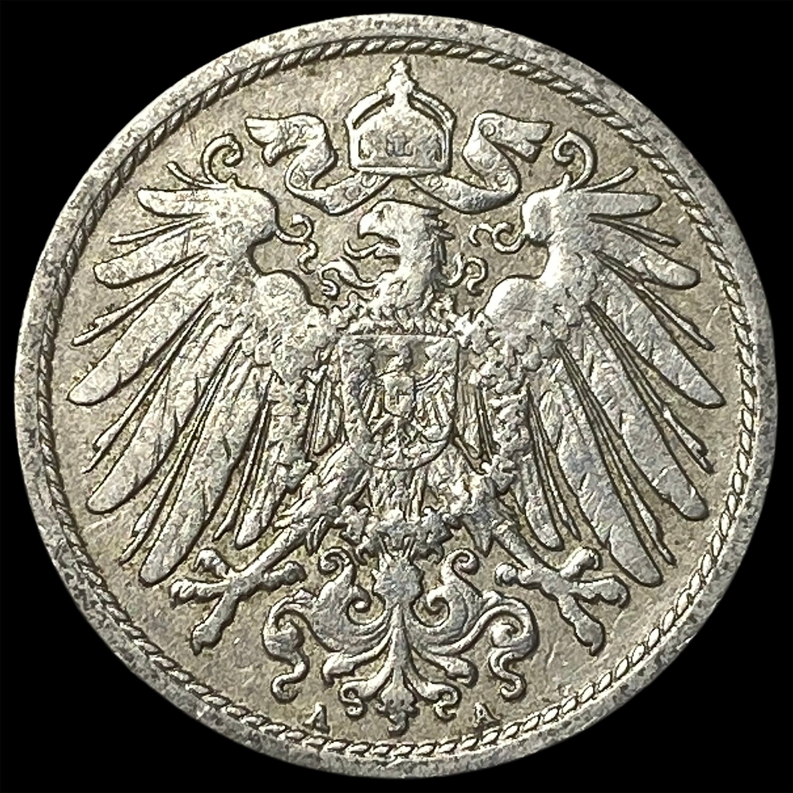 1905A Germany Copper Nickel 10 Pfennig: 1905A Germany Copper Nickel 10 Pfennig