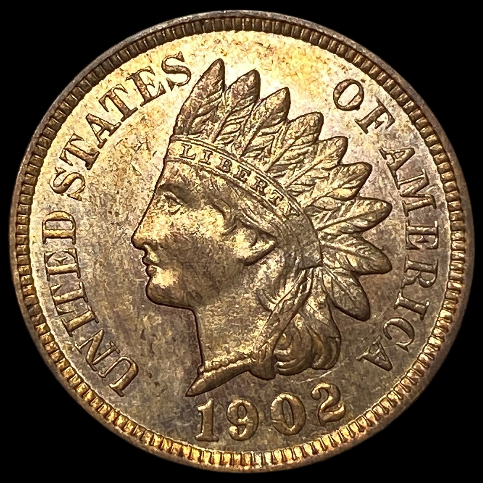 1902 Indian Head Cent CLOSELY UNCIRCULATED (1 of 2)