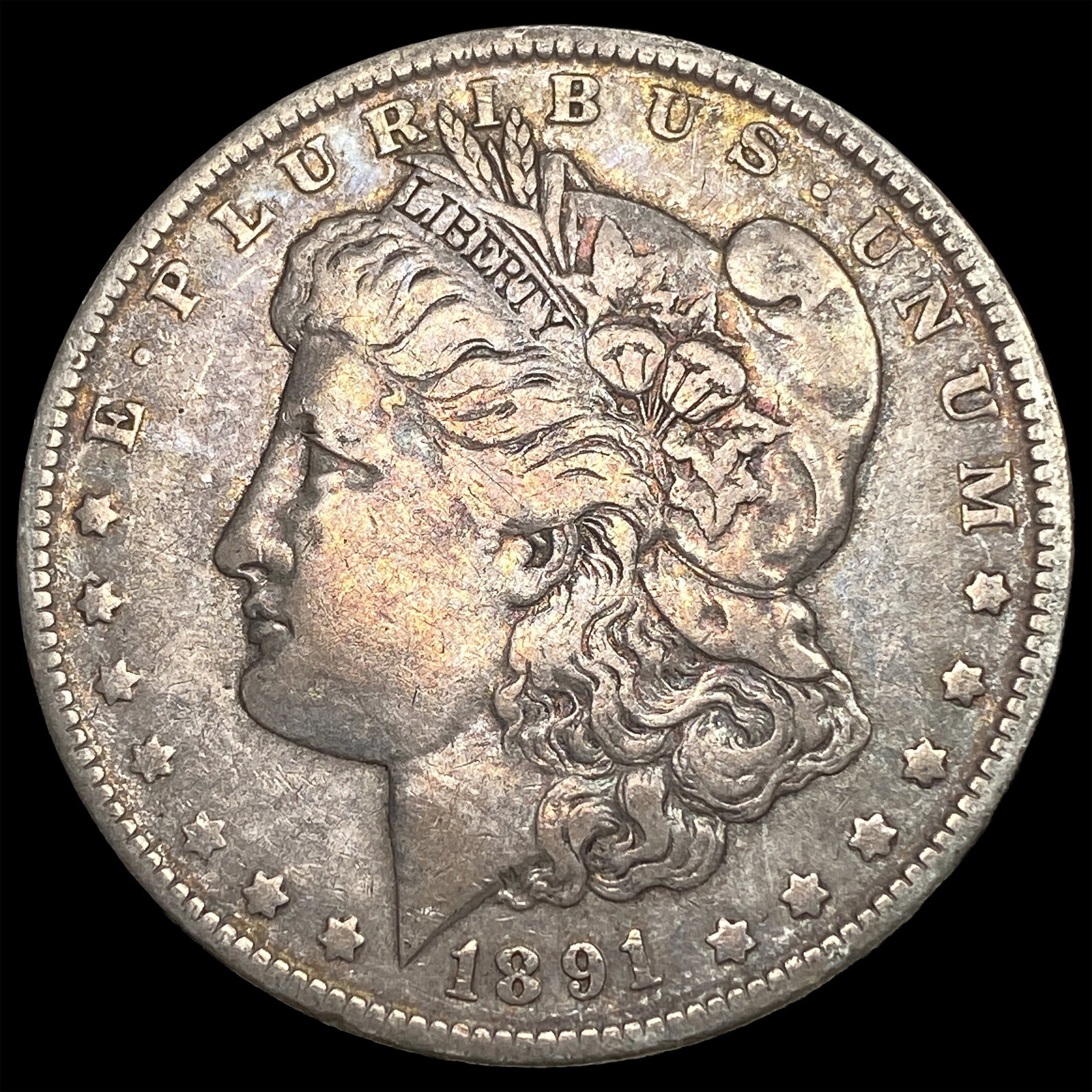 1891-O Silver Morgan Dollar NEARLY UNCIRCULATED: 1891-O Silver Morgan Dollar NEARLY UNCIRCULATED
