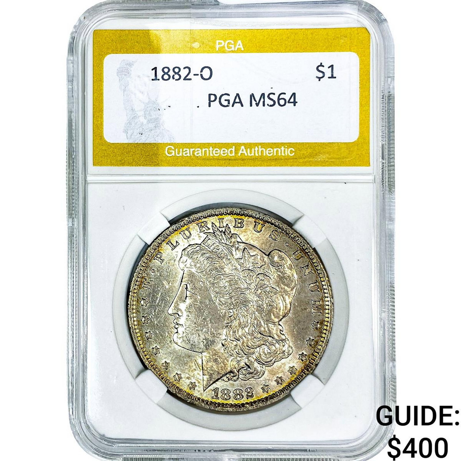 1882-O Morgan Silver Dollar PGA MS64 (1 of 2)