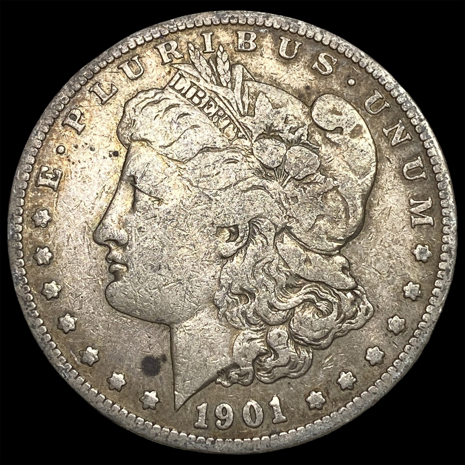 1901-S Silver Morgan Dollar LIGHTLY CIRCULATED: 1901-S Silver Morgan Dollar LIGHTLY CIRCULATED