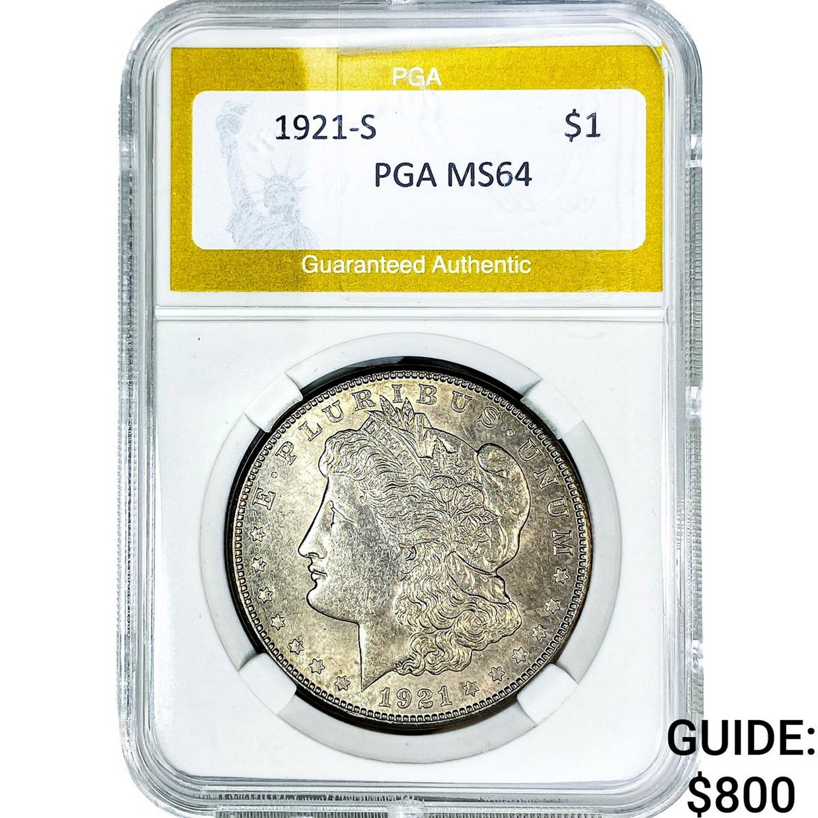 1921-S Morgan Silver Dollar PGA MS64 (1 of 2)