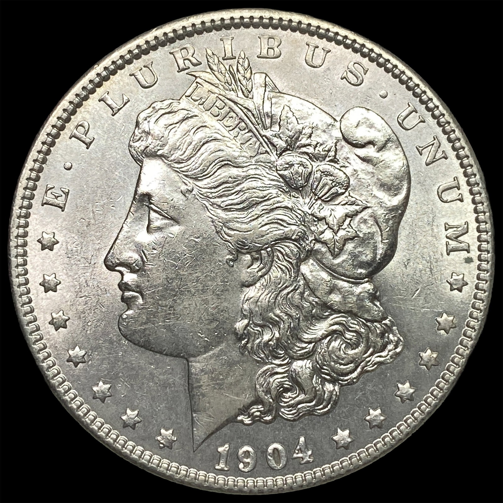 1904 Morgan Silver Dollar UNCIRCULATED: 1904 Morgan Silver Dollar UNCIRCULATED