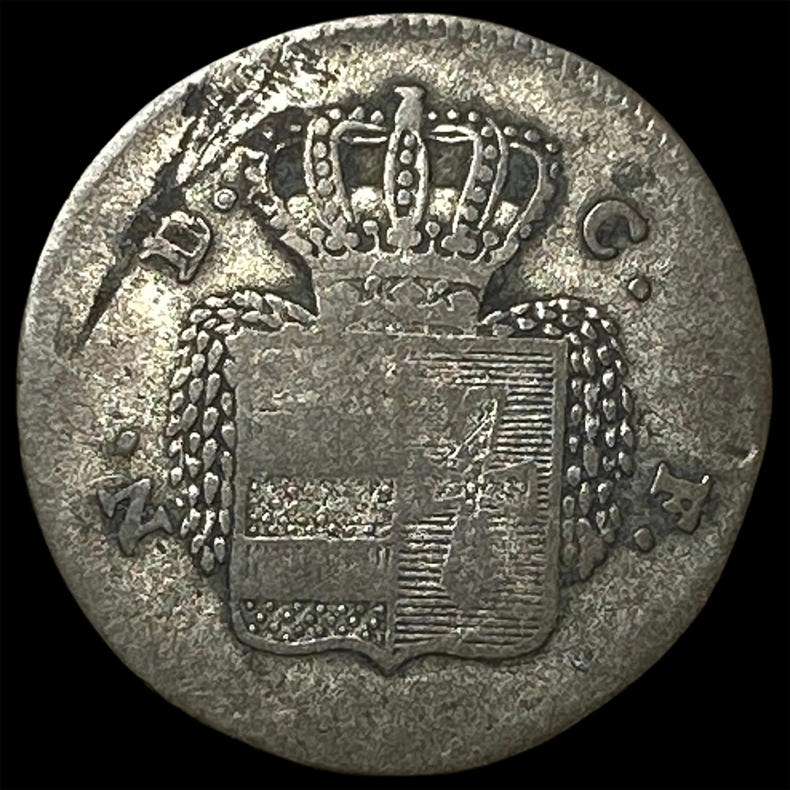 1817 German States Oldenburg Billon 1 Gorte: 1817 German States Oldenburg Billon 1 Gorte