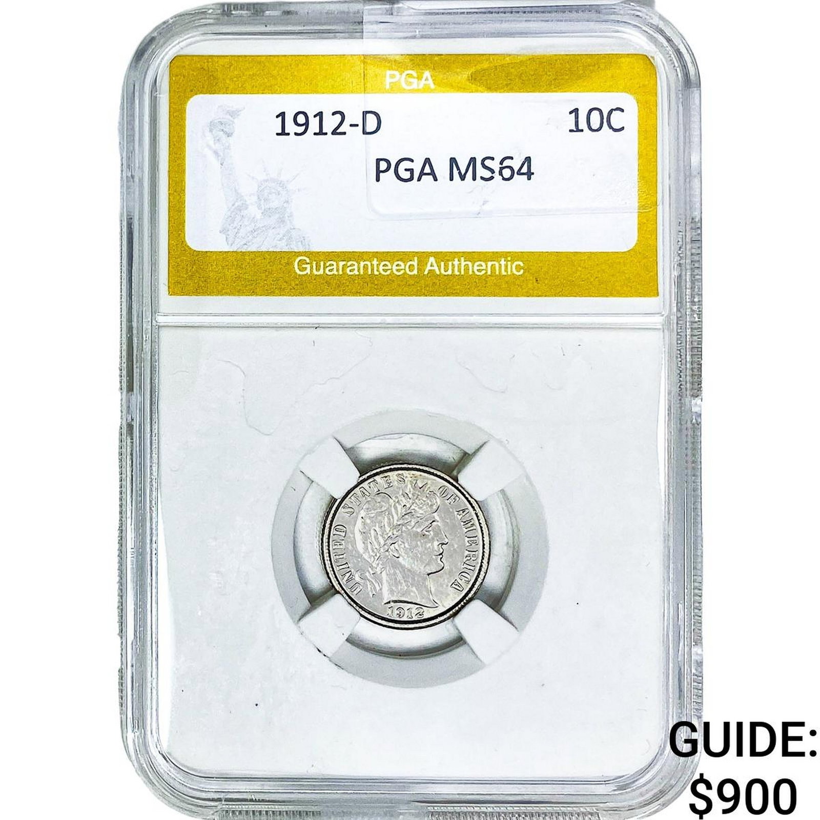 1912-D Barber Dime PGA MS64 (1 of 2)