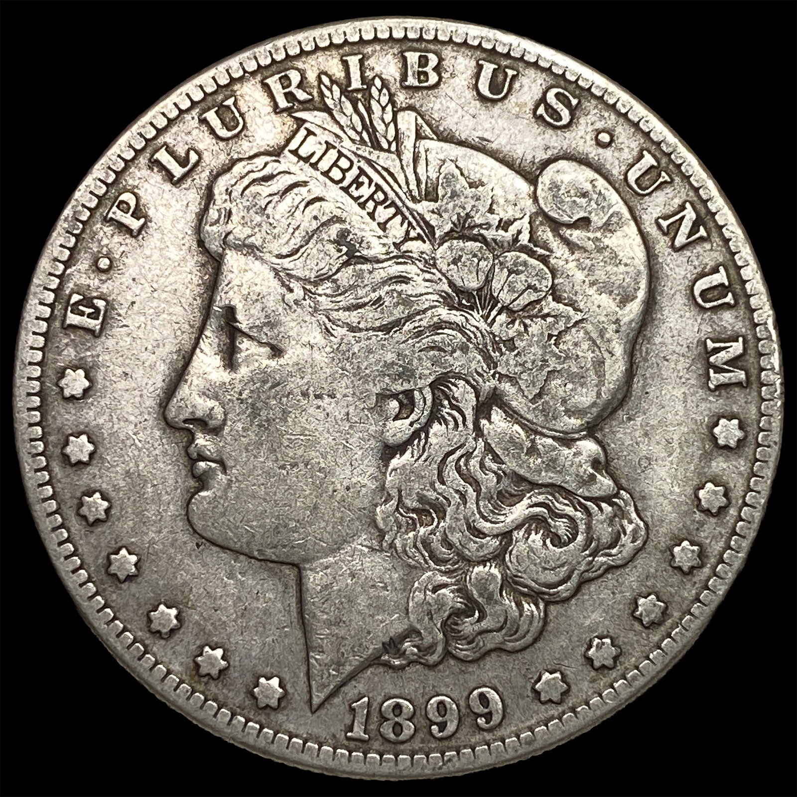 1899-S Silver Morgan Dollar LIGHTLY CIRCULATED: 1899-S Silver Morgan Dollar LIGHTLY CIRCULATED