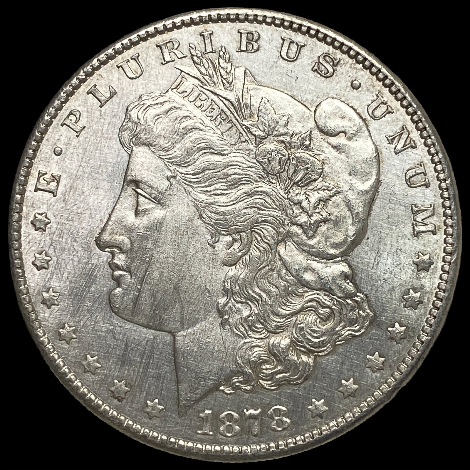 1878-S Silver Morgan Dollar UNCIRCULATED: 1878-S Silver Morgan Dollar UNCIRCULATED