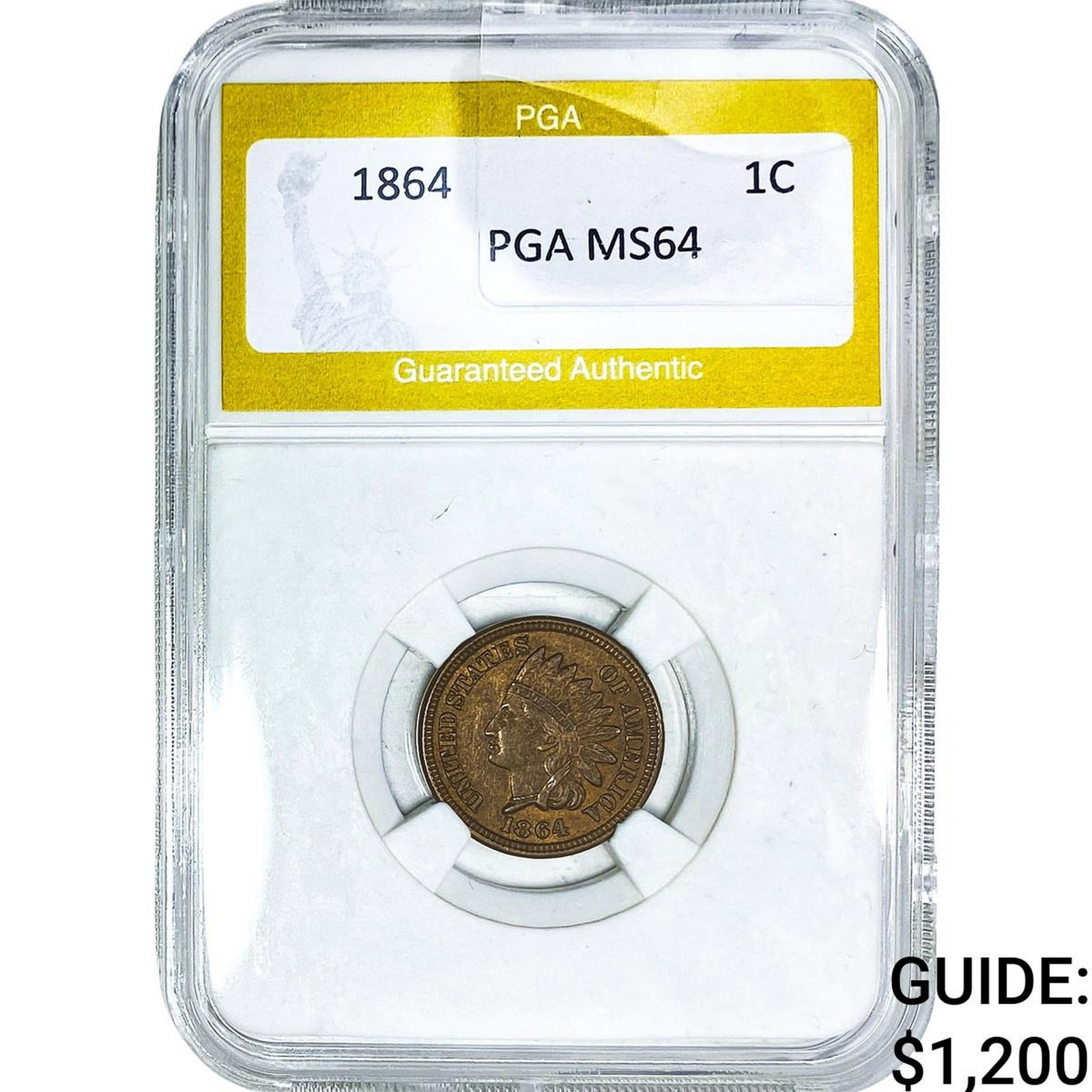 1864 Indian Head Cent PGA MS64 (1 of 2)