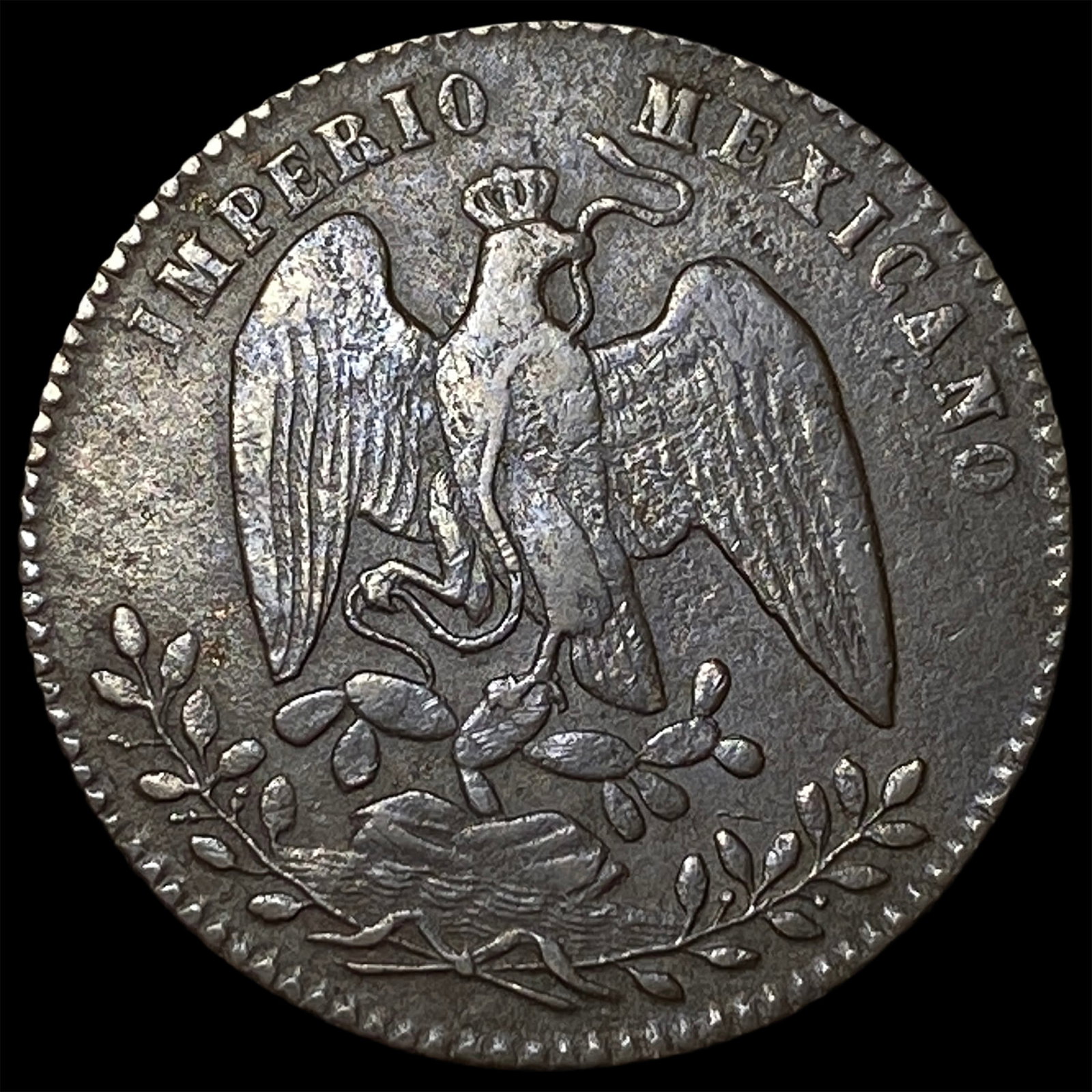1864Mo Mexico Copper 1 Centavo: 1864Mo Mexico Copper 1 Centavo