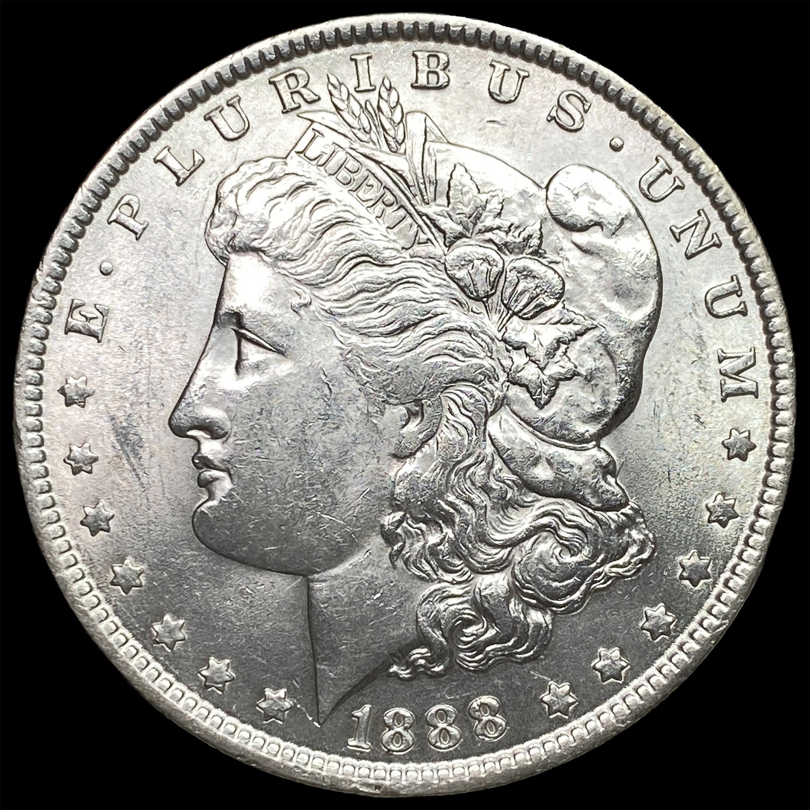 1888 Morgan Silver Dollar CHOICE AU: 1888 Morgan Silver Dollar CHOICE AU