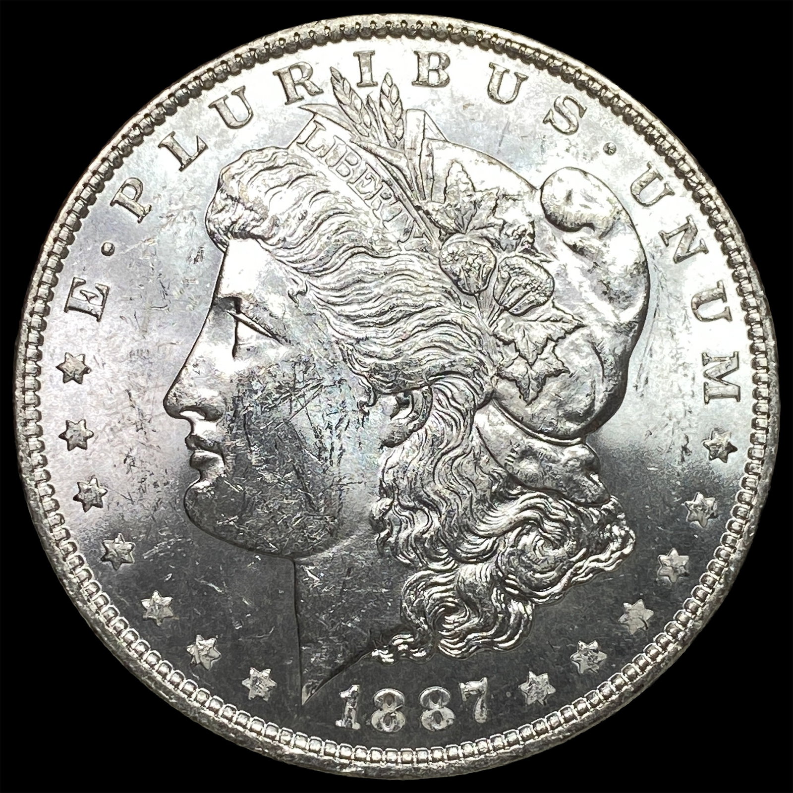 1887 Silver Morgan Dollar UNCIRCULATED: 1887 Silver Morgan Dollar UNCIRCULATED