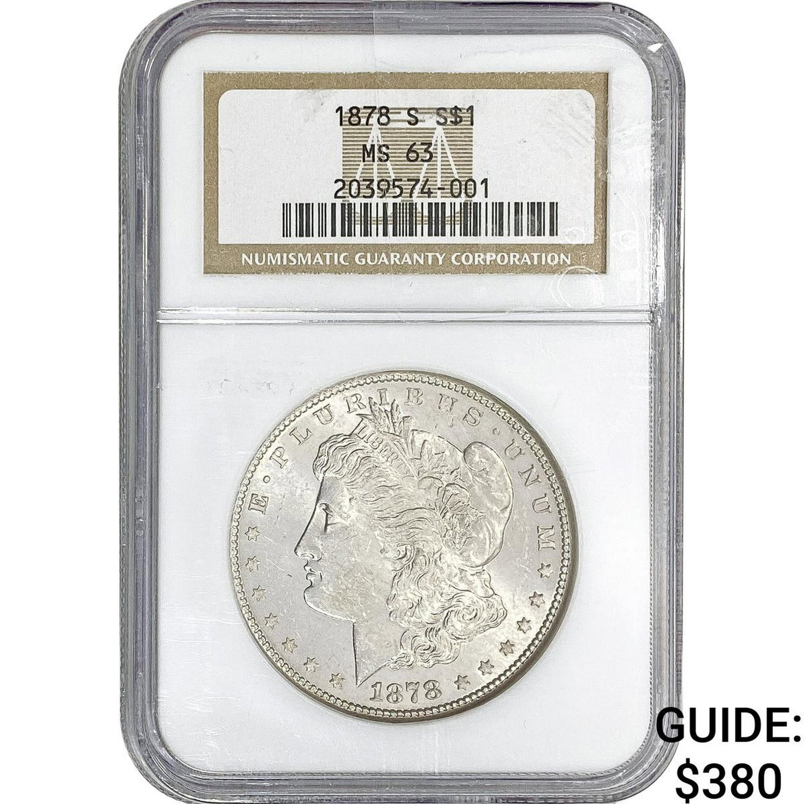1878-S Morgan Silver Dollar NGC MS63 (1 of 2)